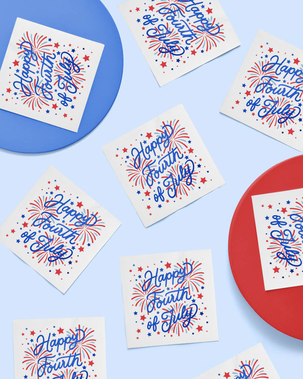 Party In The Usa - 25 Foil Napkins