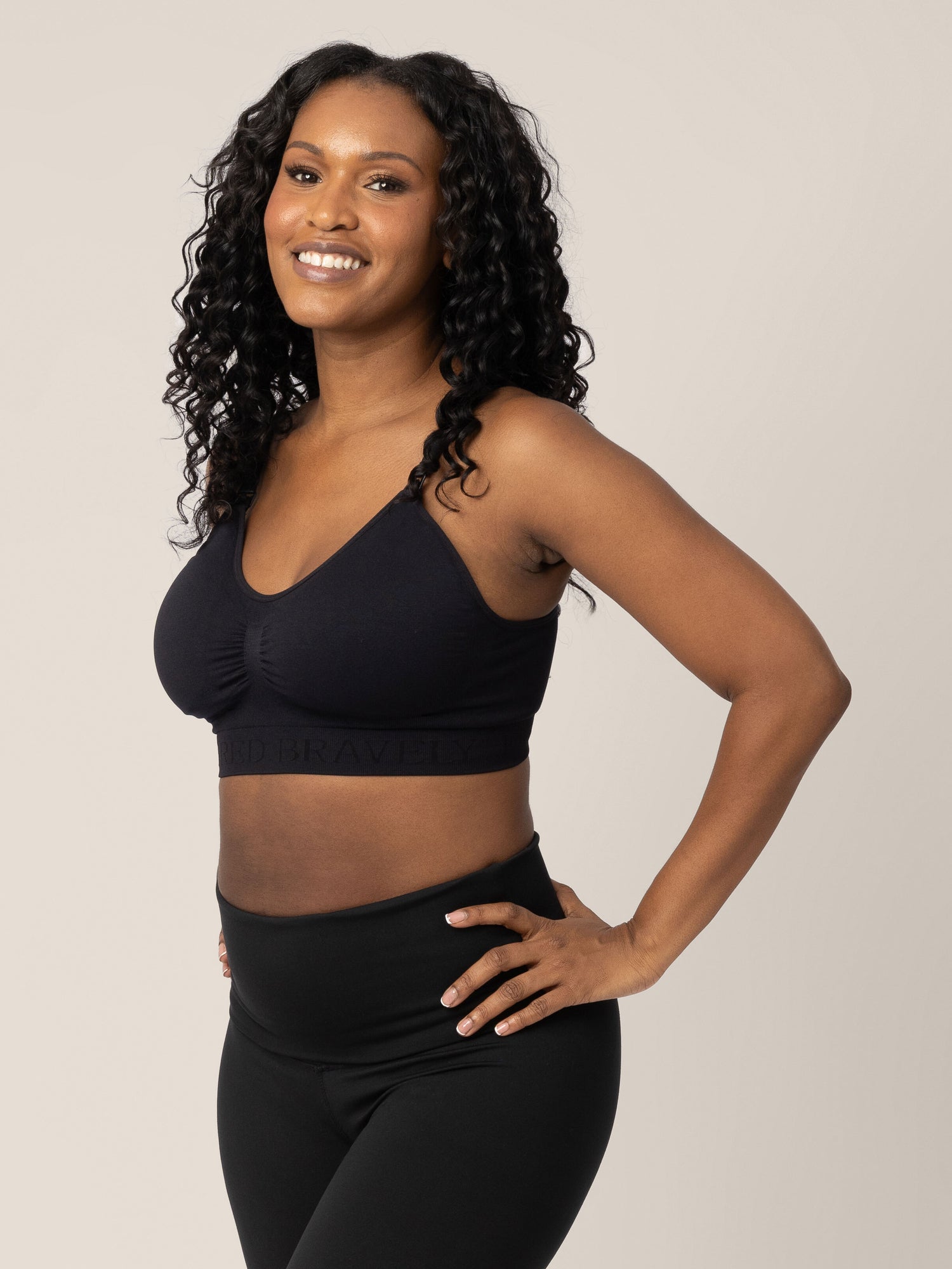 Sublime® Nursing Sports Bra | Black