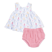 Ribbon Bouquets - Dress With Bow And Bloomer
