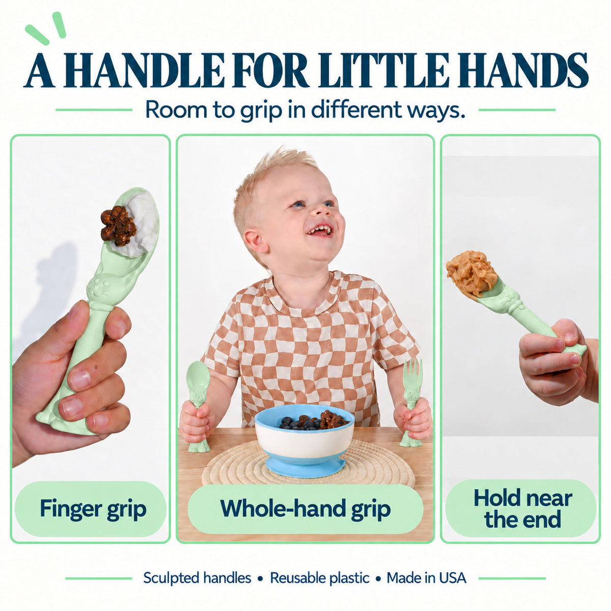 Spoon La La Toddler Utensils — 2-pack