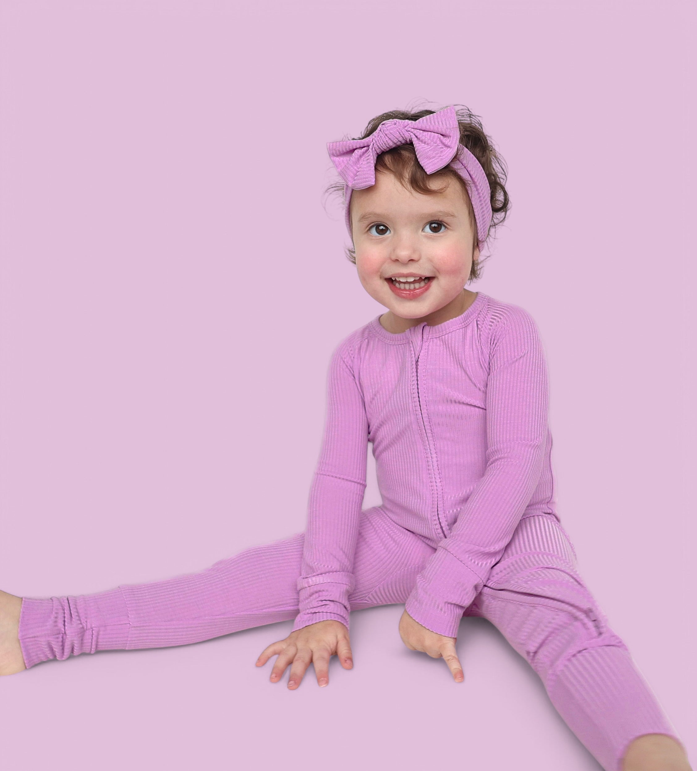 Forever Lilac Rib Dream Romper