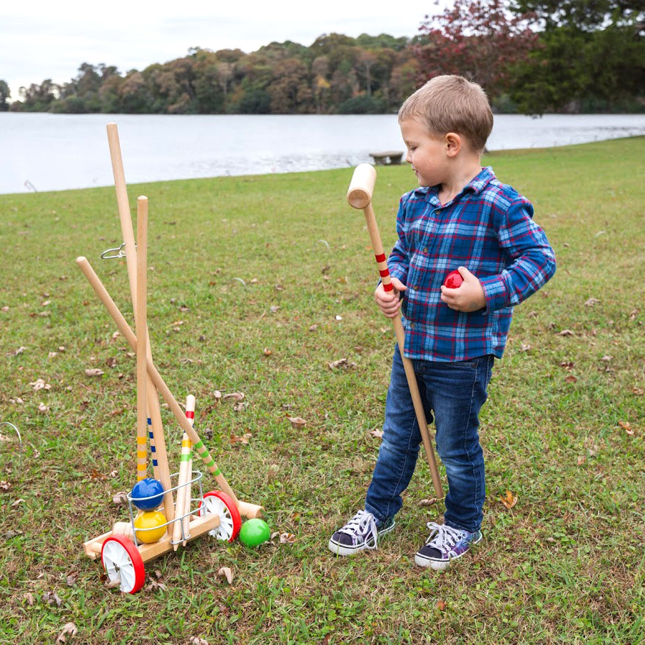 4-Player Croquet with Trolley