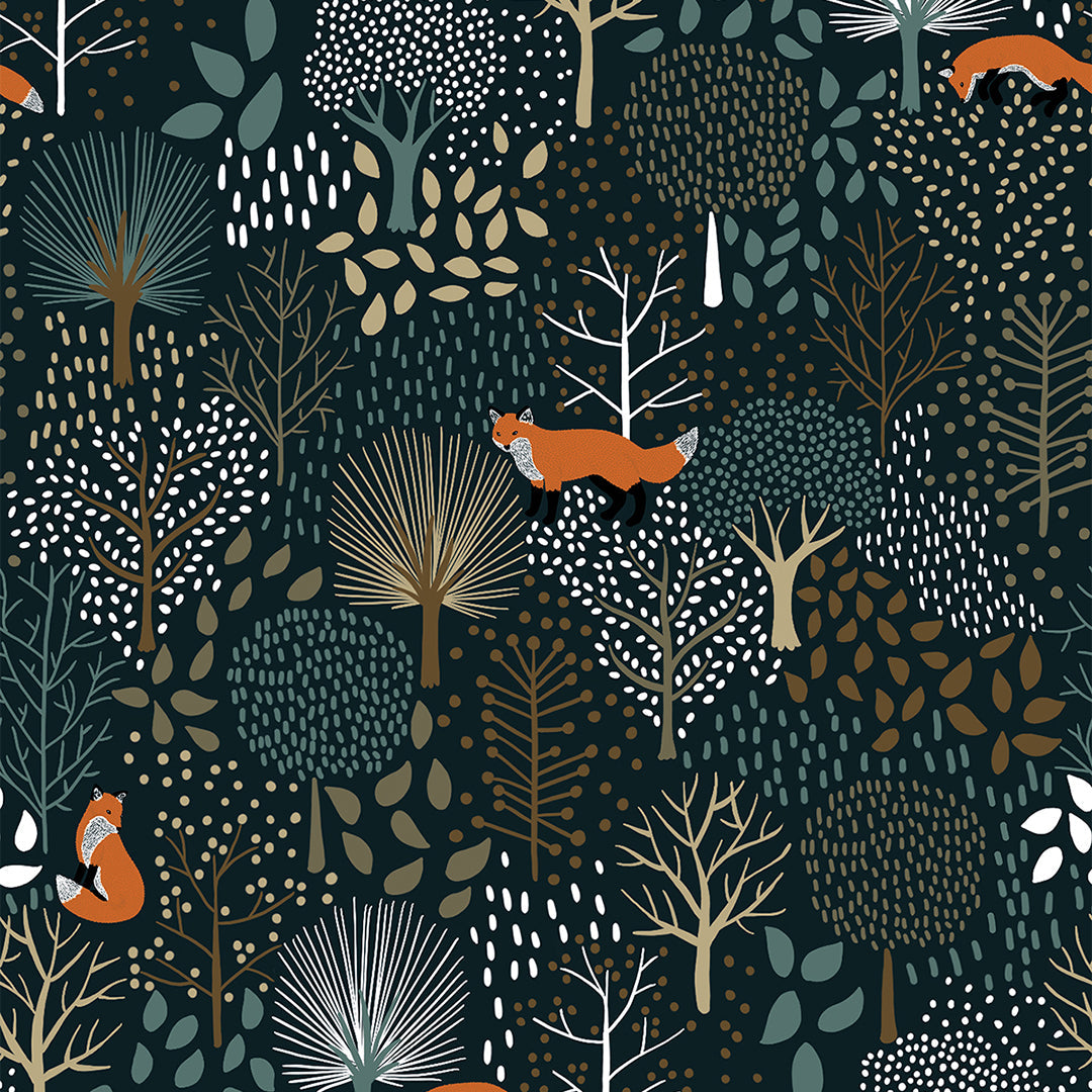 Mr. Fox - Wallpaper Sample, Forest