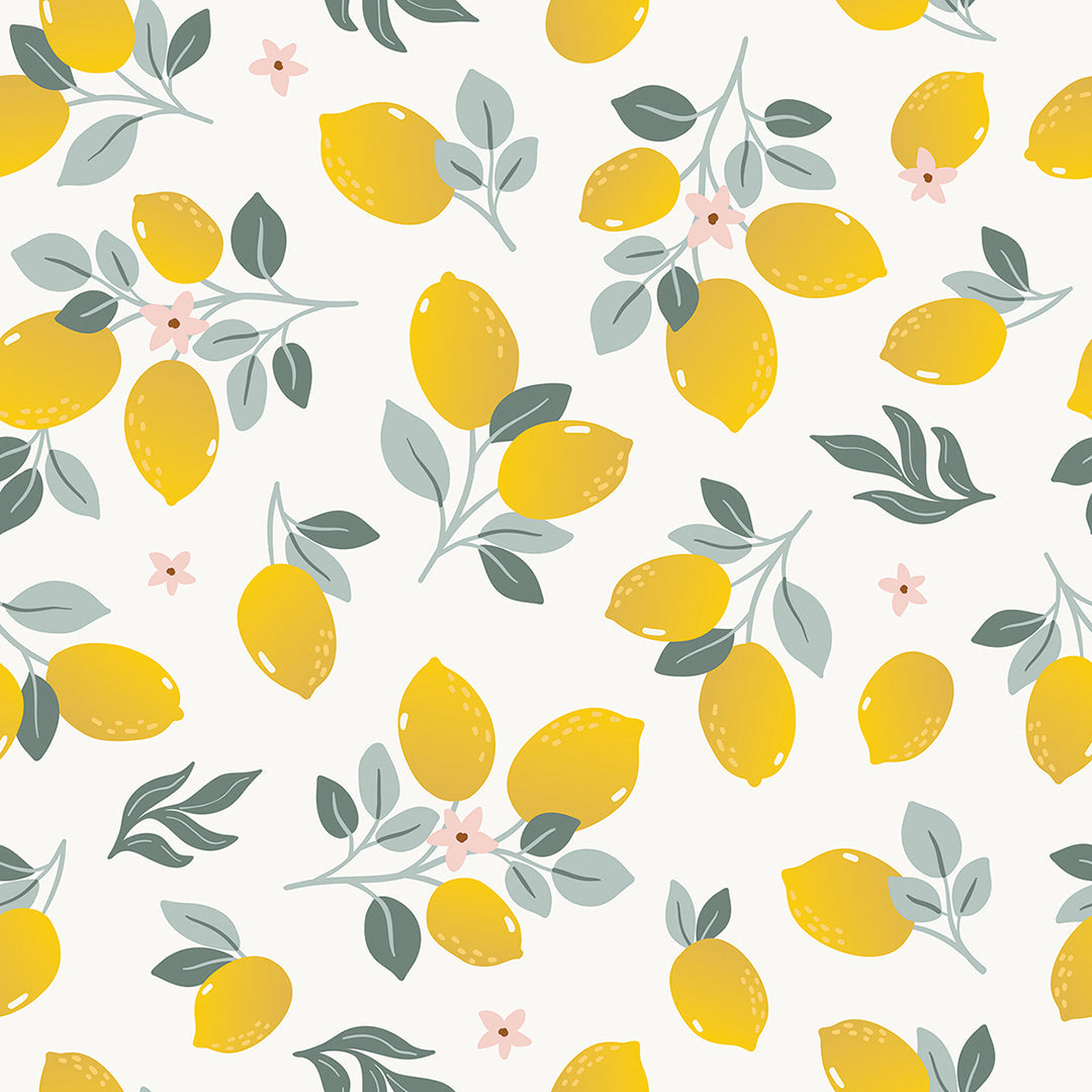 Louise - Sample Wallpaper, Lemons