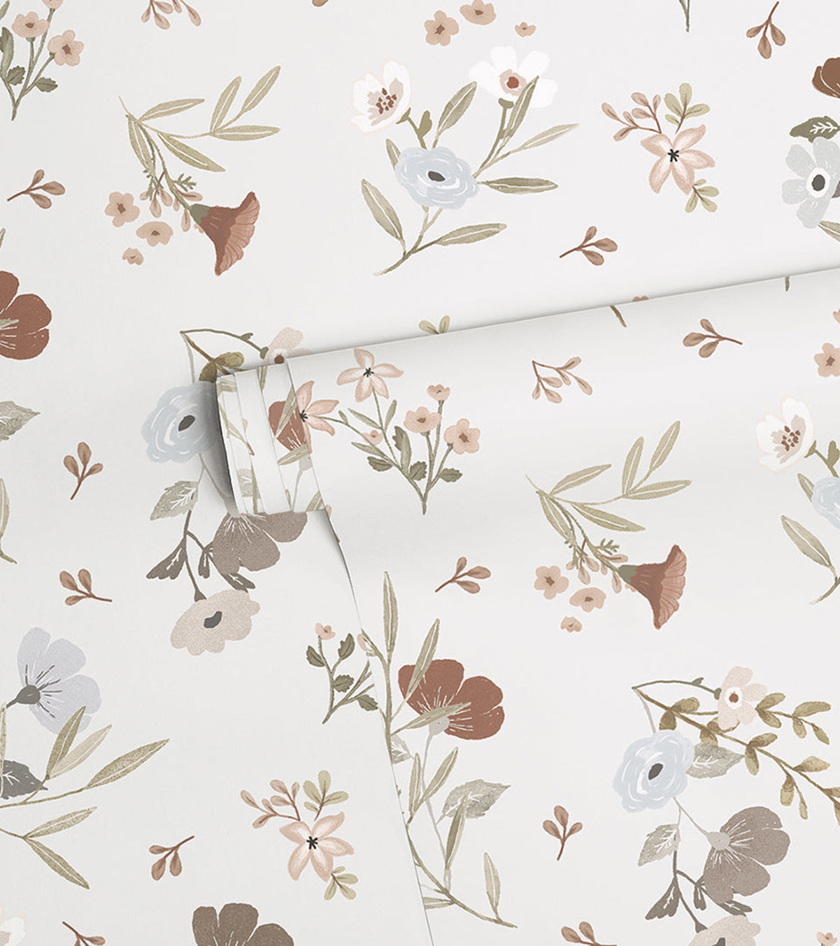 Lilydale - Children's Wallpaper - Soft And Delicate Floral Motif