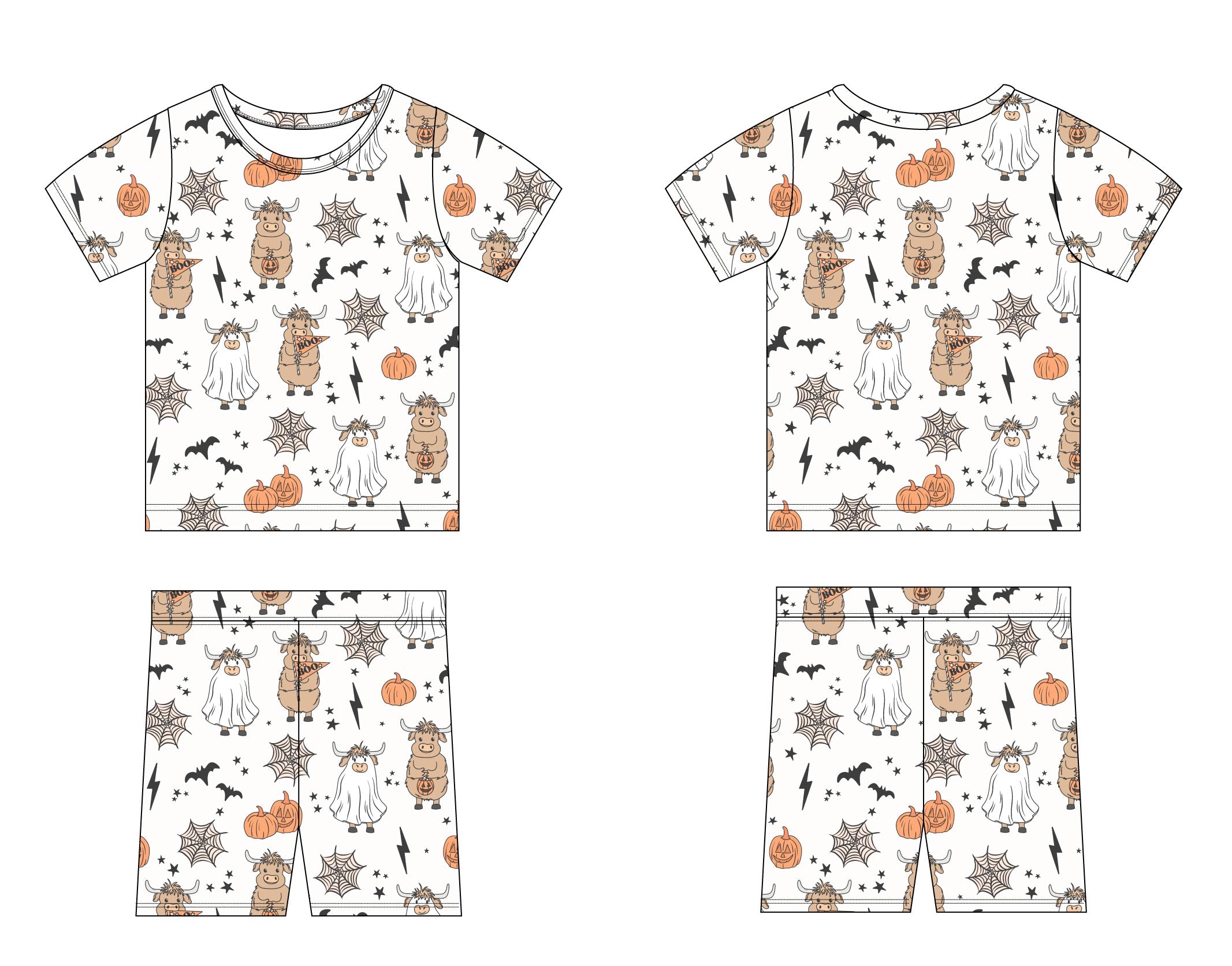 Cowloween - Biker Short Set