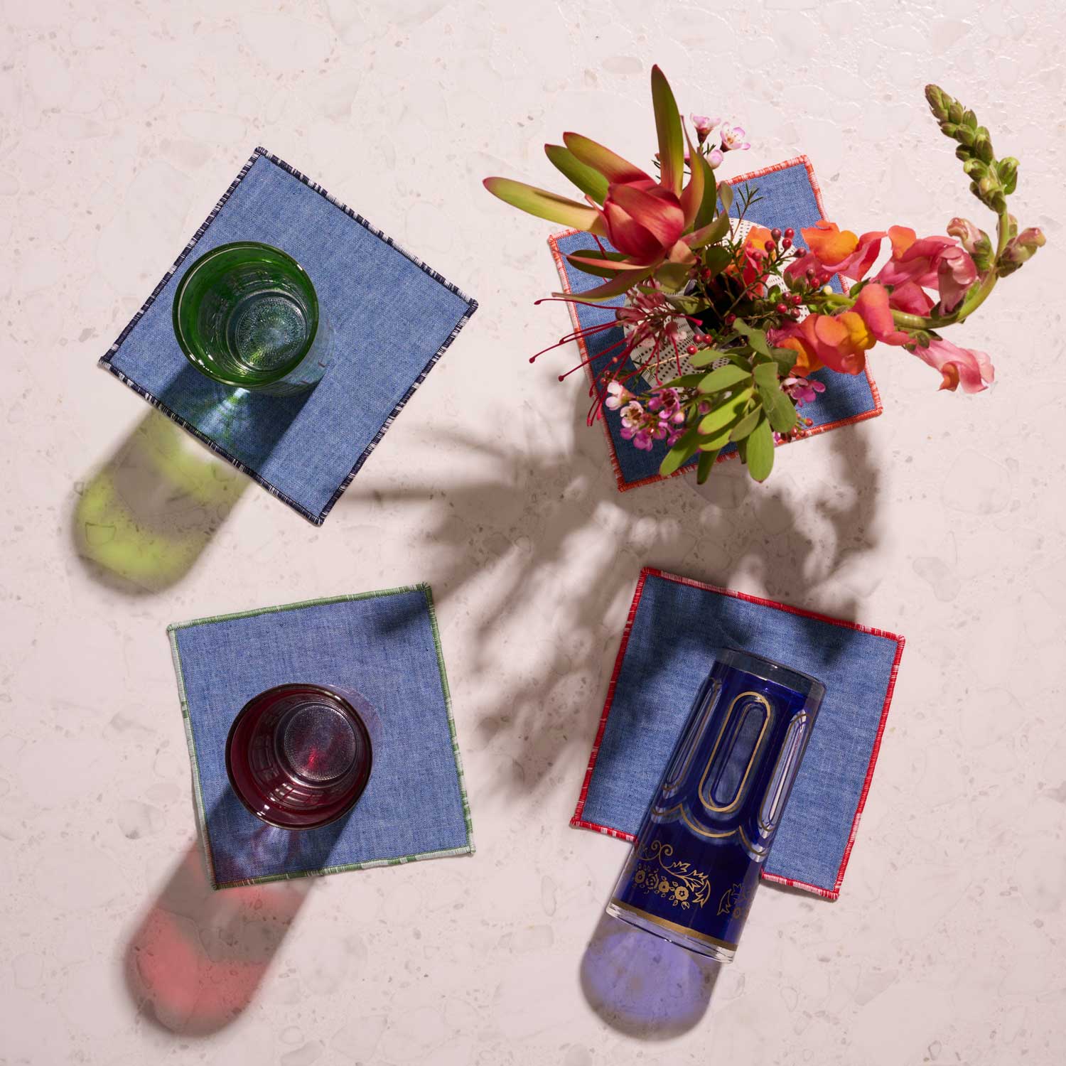 Beach Ball Cocktail Napkins | Set Of 4