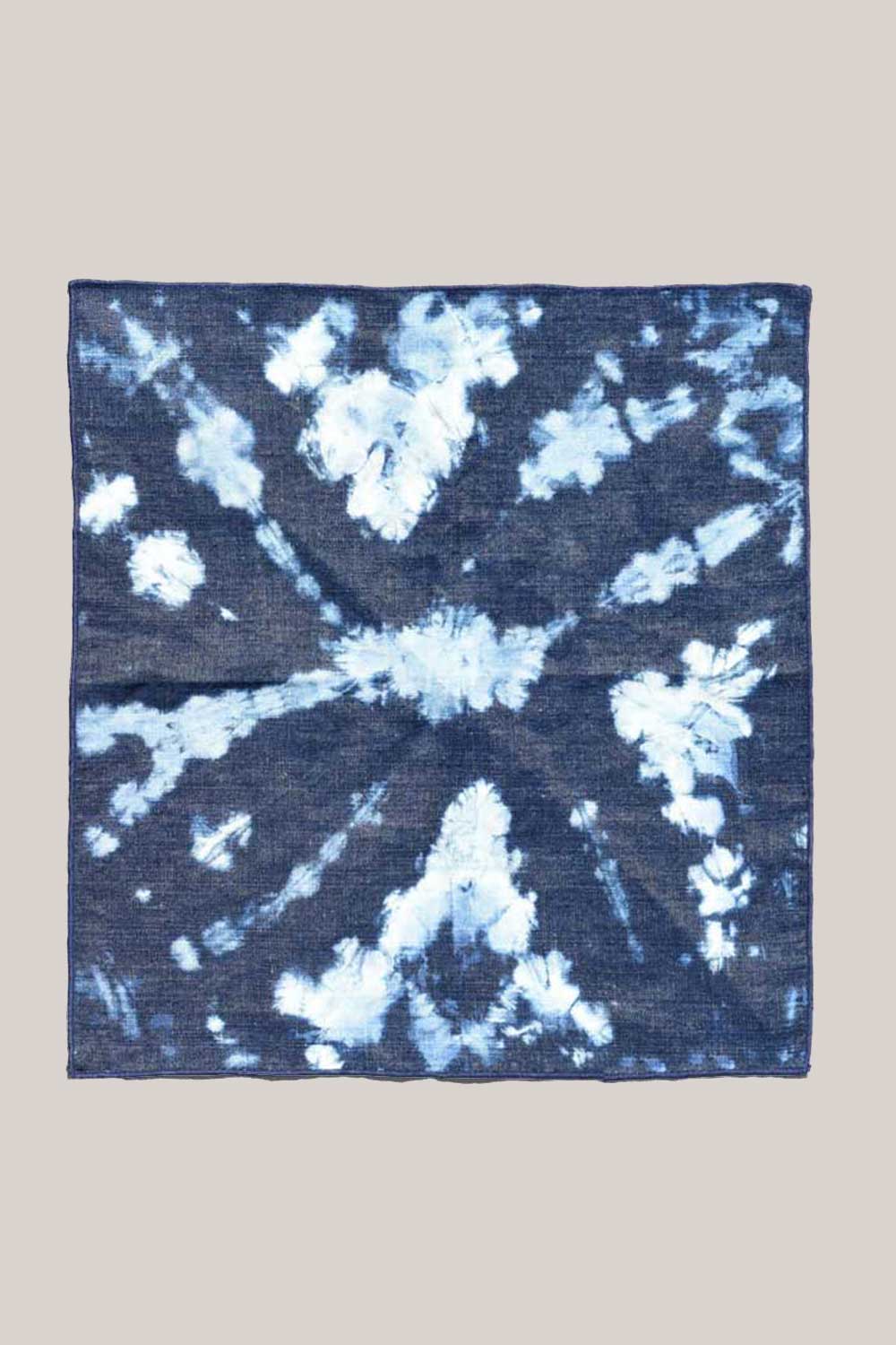 Tie-dye Denim Linen Napkins | Set Of 4