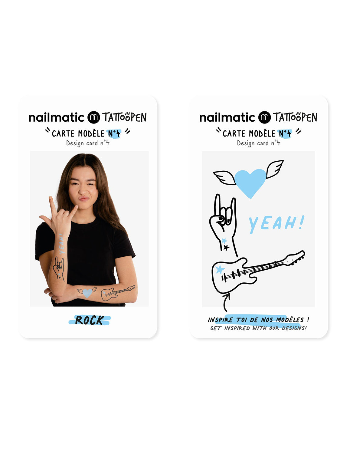 Tattoo Pen Set For Kids Rock