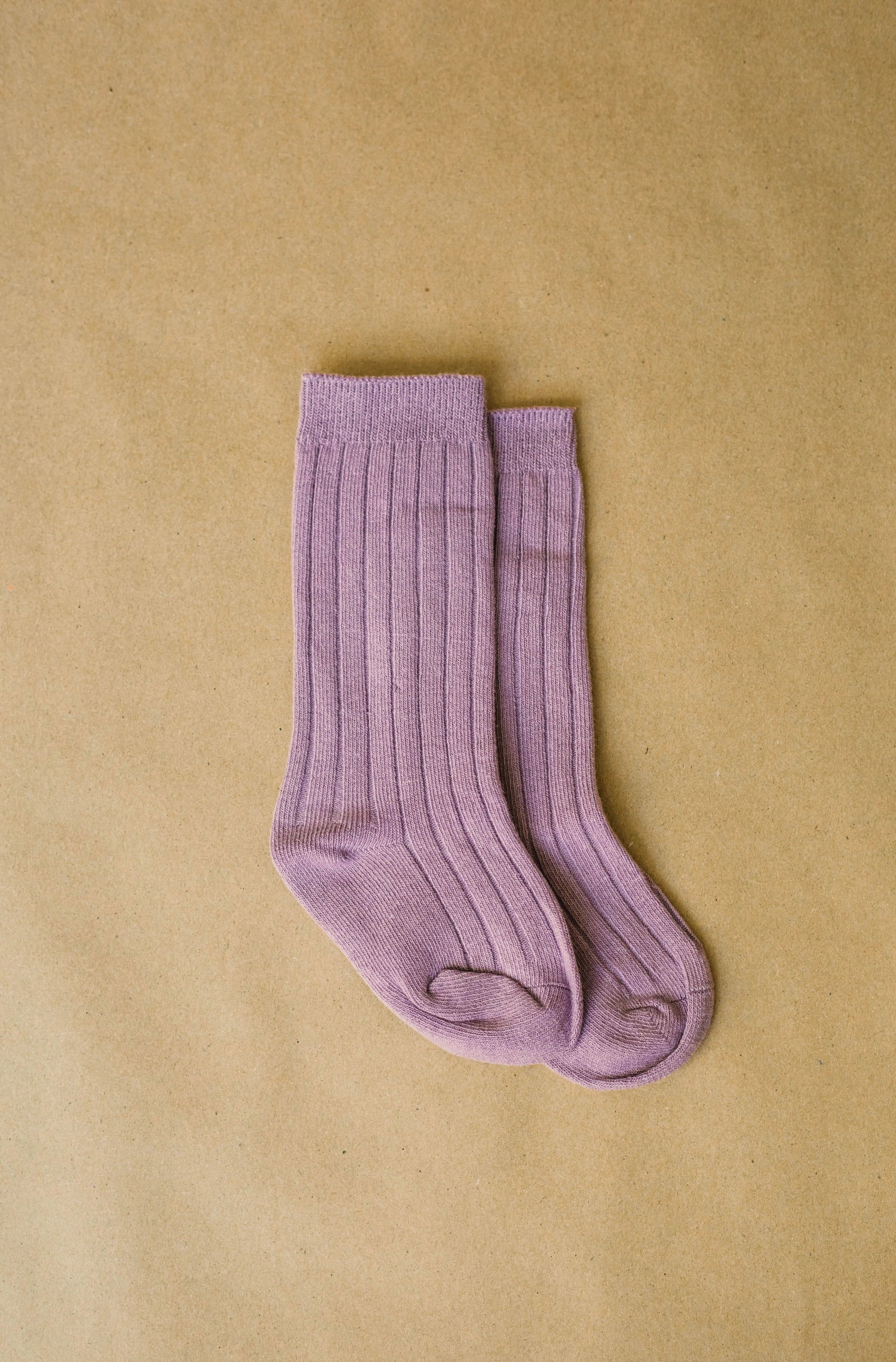 Back To School Brown-knee High Socks
