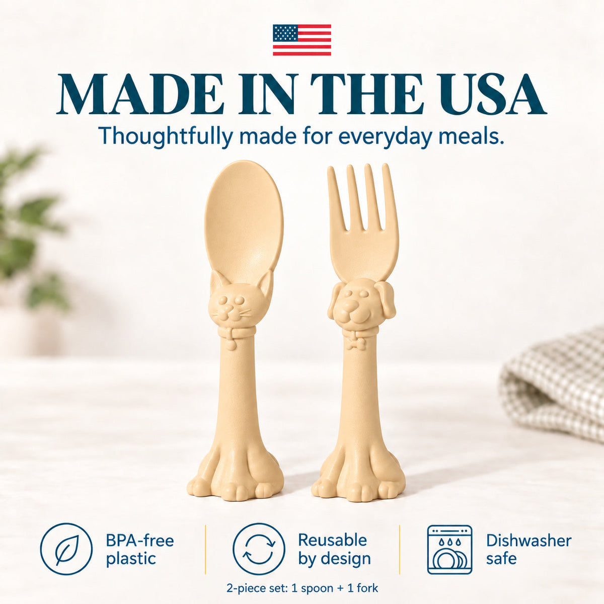 Spoon La La Toddler Utensils — 2-pack