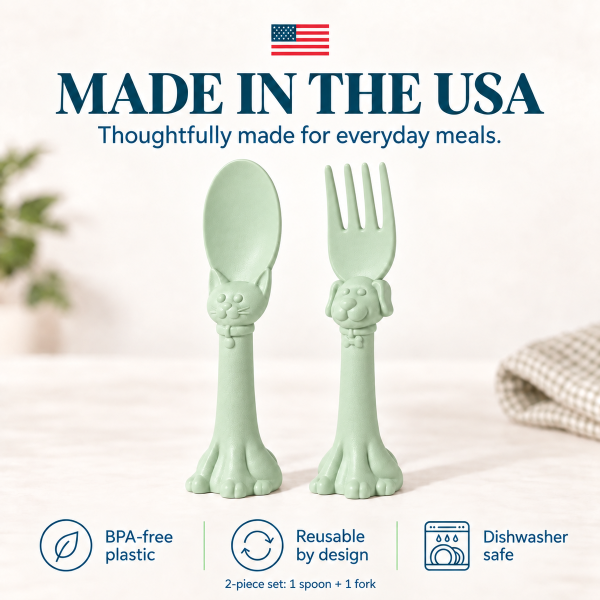Spoon La La Toddler Utensils — 2-pack