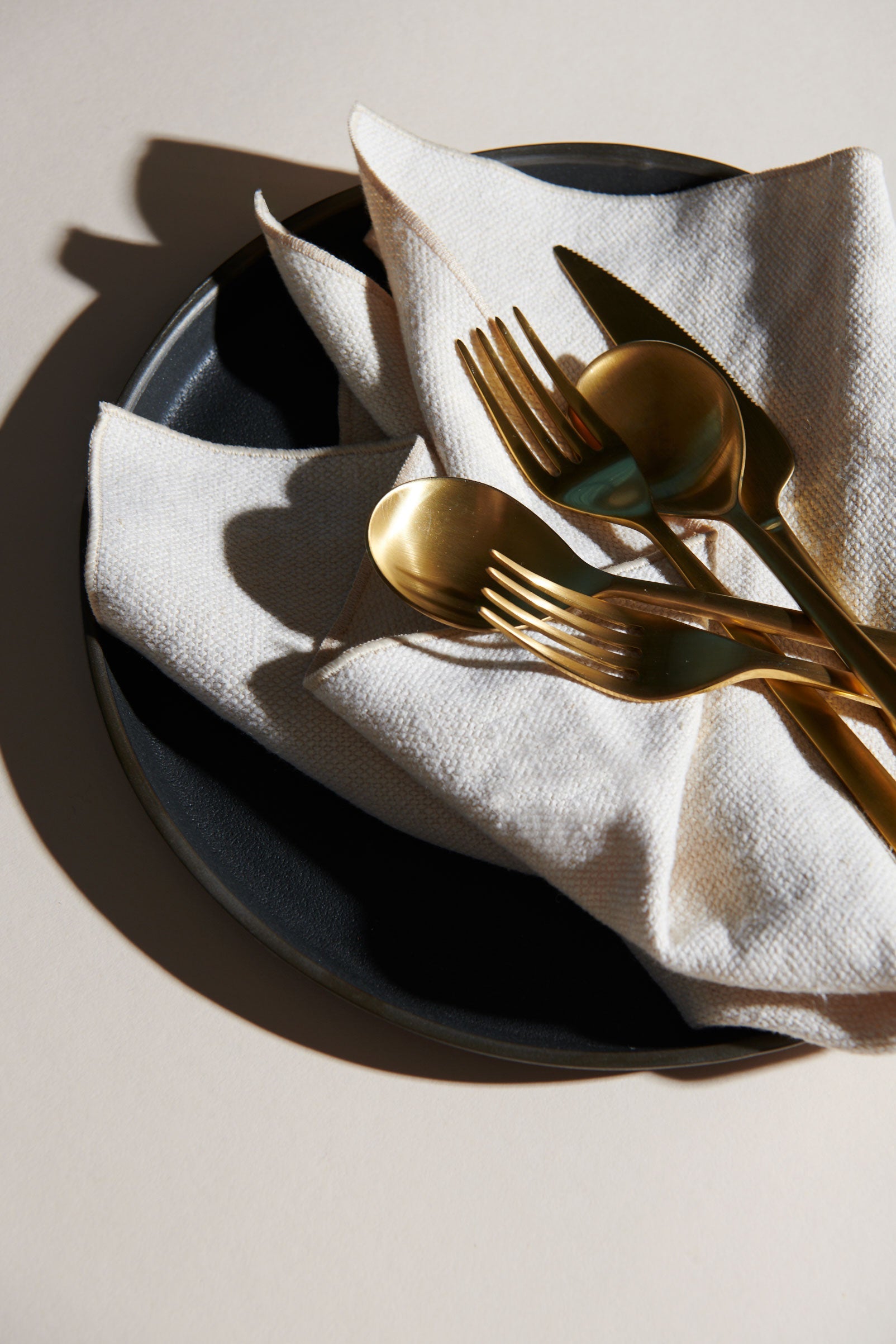 Cream Burlap Crème Napkins | Set Of 4