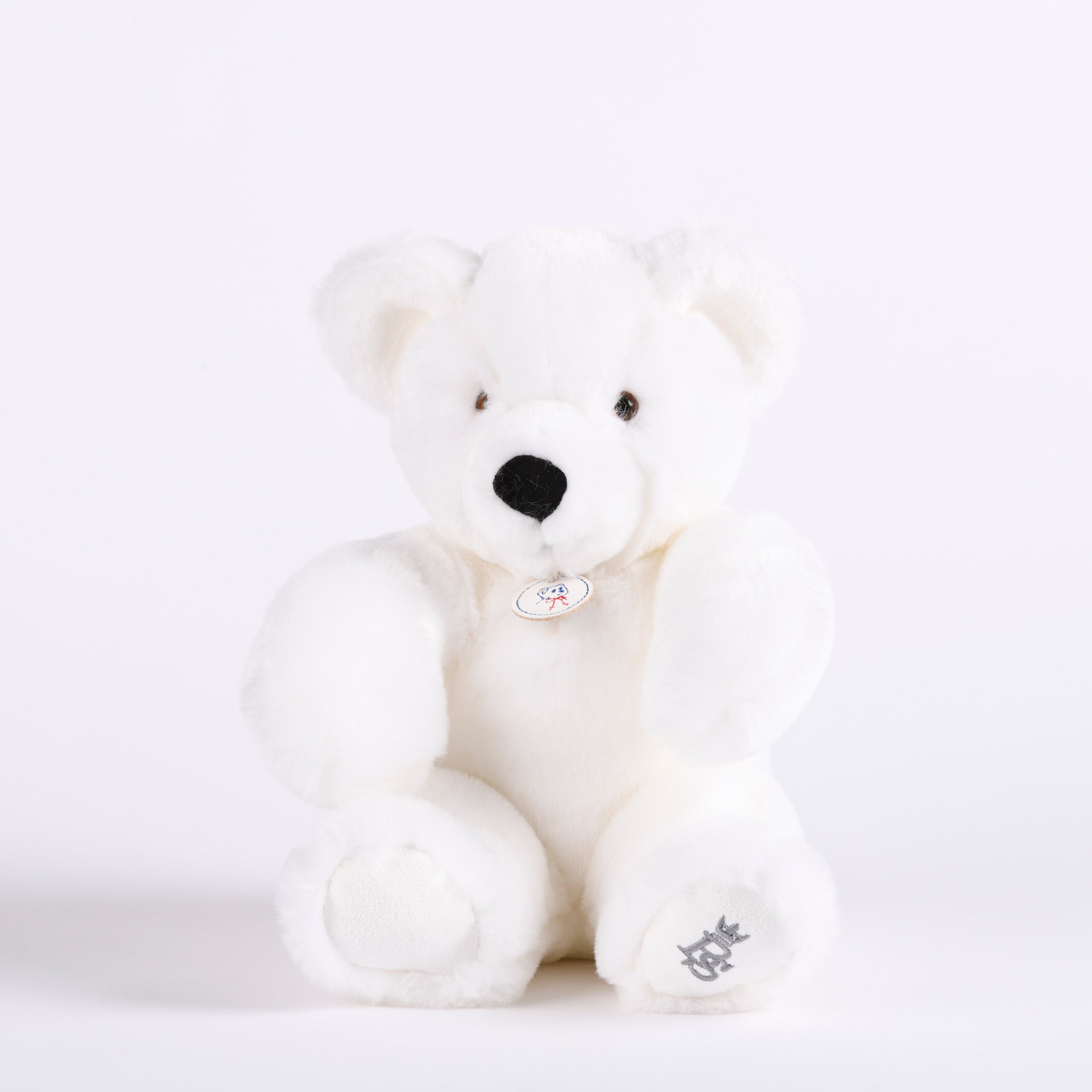 Martin | White Plush Bear (30 Cm) - Made In France