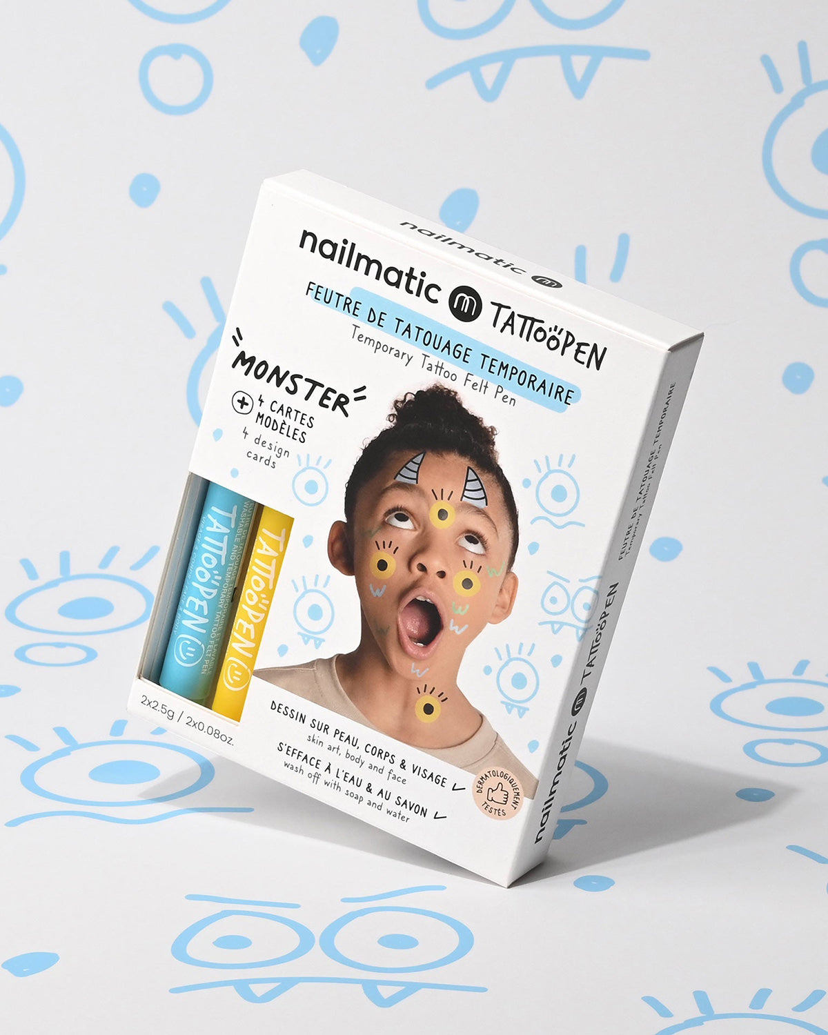 Tattoo Pen Set For Kids Monster