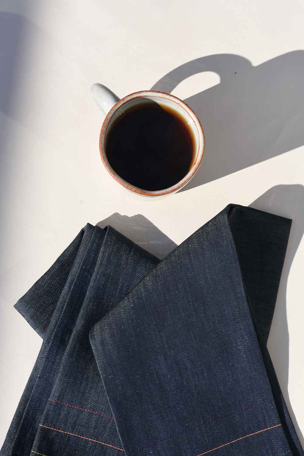 Denim Jewel Tea Towels | Set Of 2