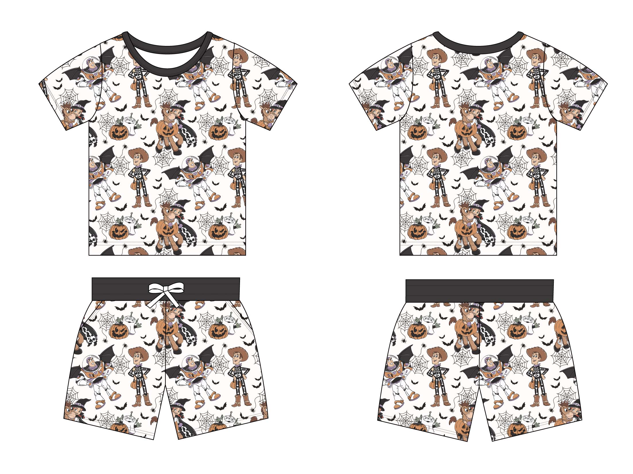 Howdy Boo - Pocket Short Set