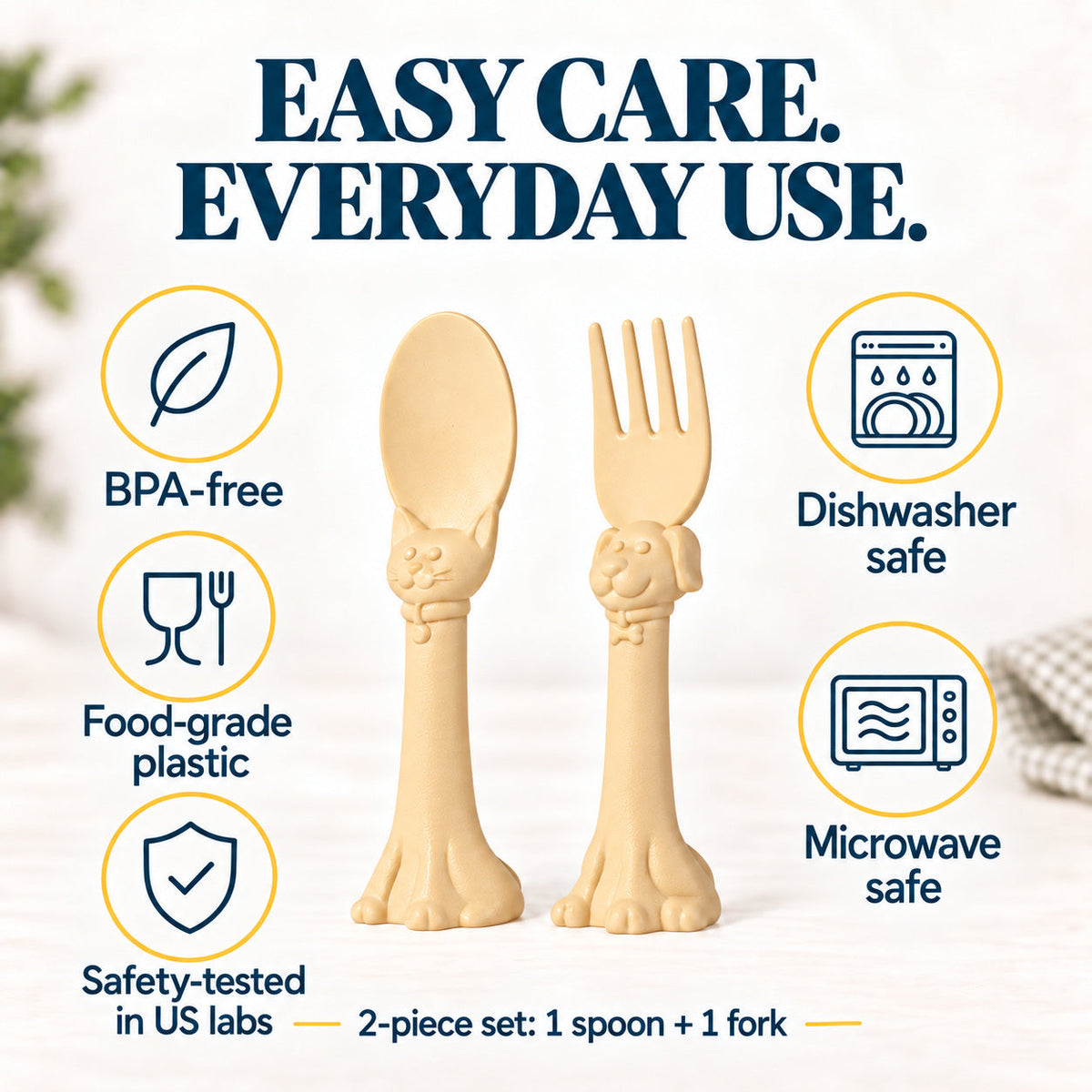 Spoon La La Toddler Utensils — 2-pack
