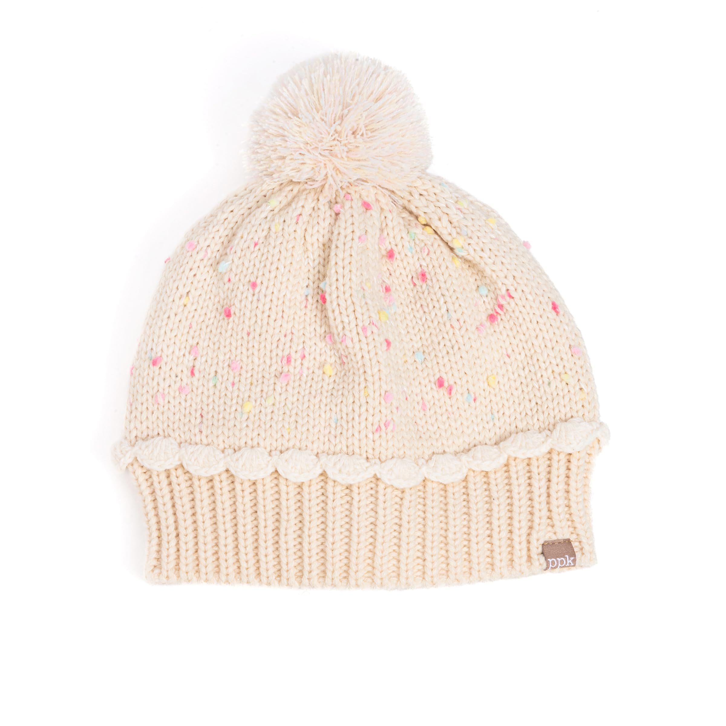 Cupcake Shaped Knit Beanie Hat For Children 1-12 Y, Cute Novelty Design, Premium Quality