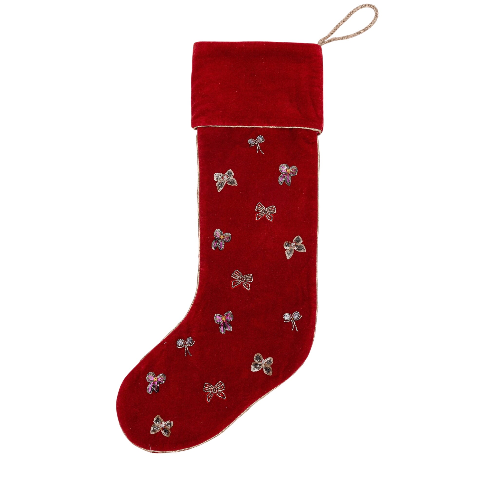 Bow Stocking, Red