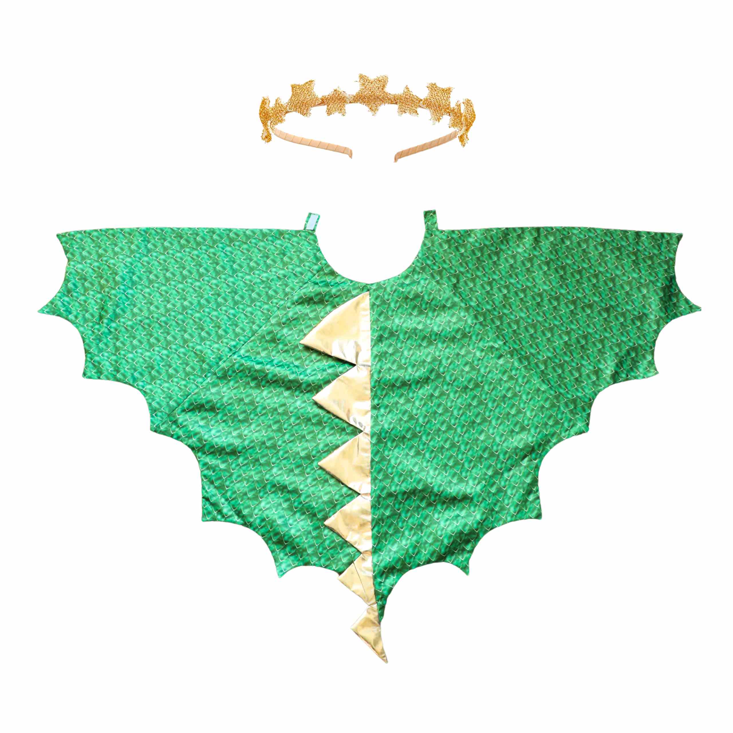 Dragon And Wizard Costume Gift Set,  Green/black