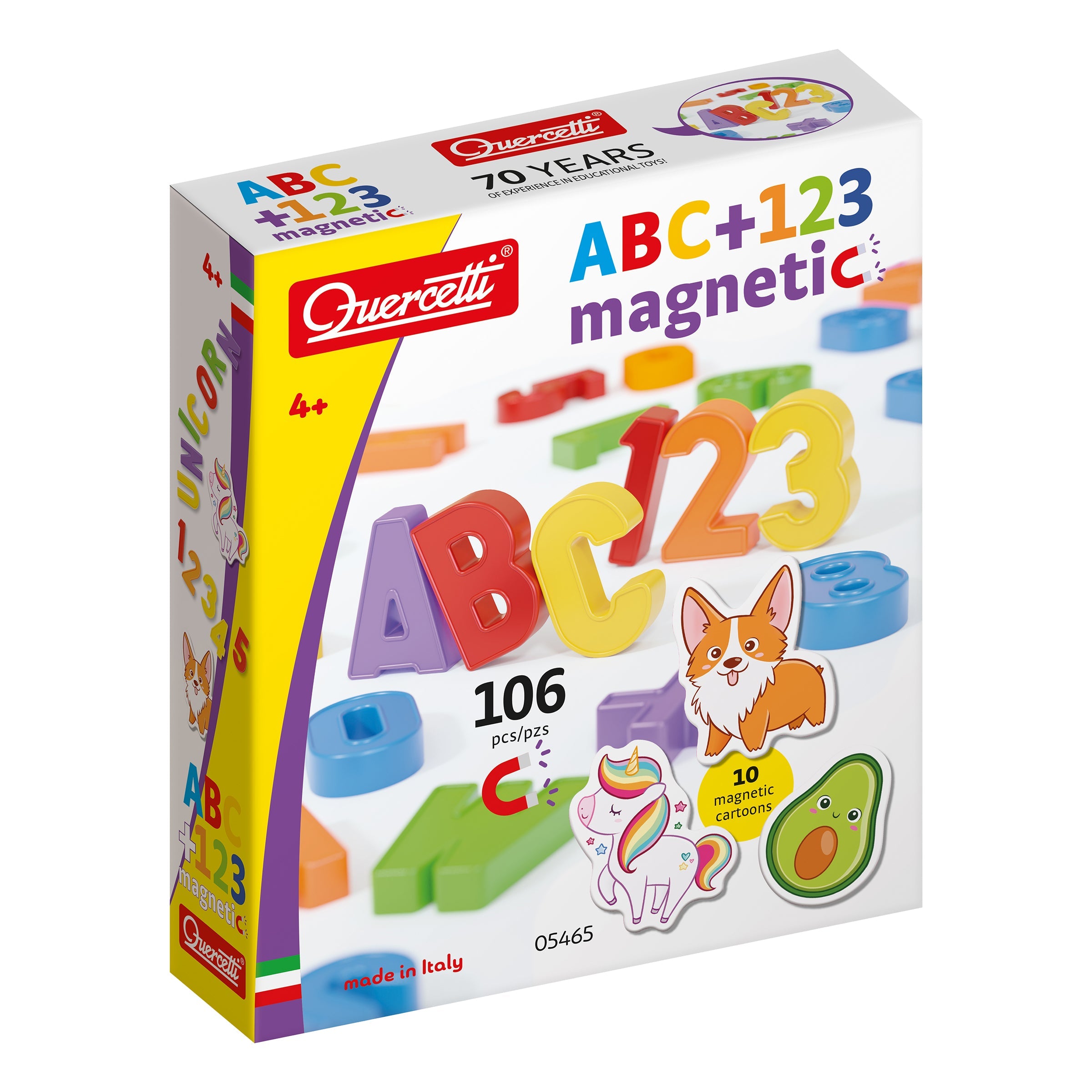 ABC 123 Magnetic 106 pcs
