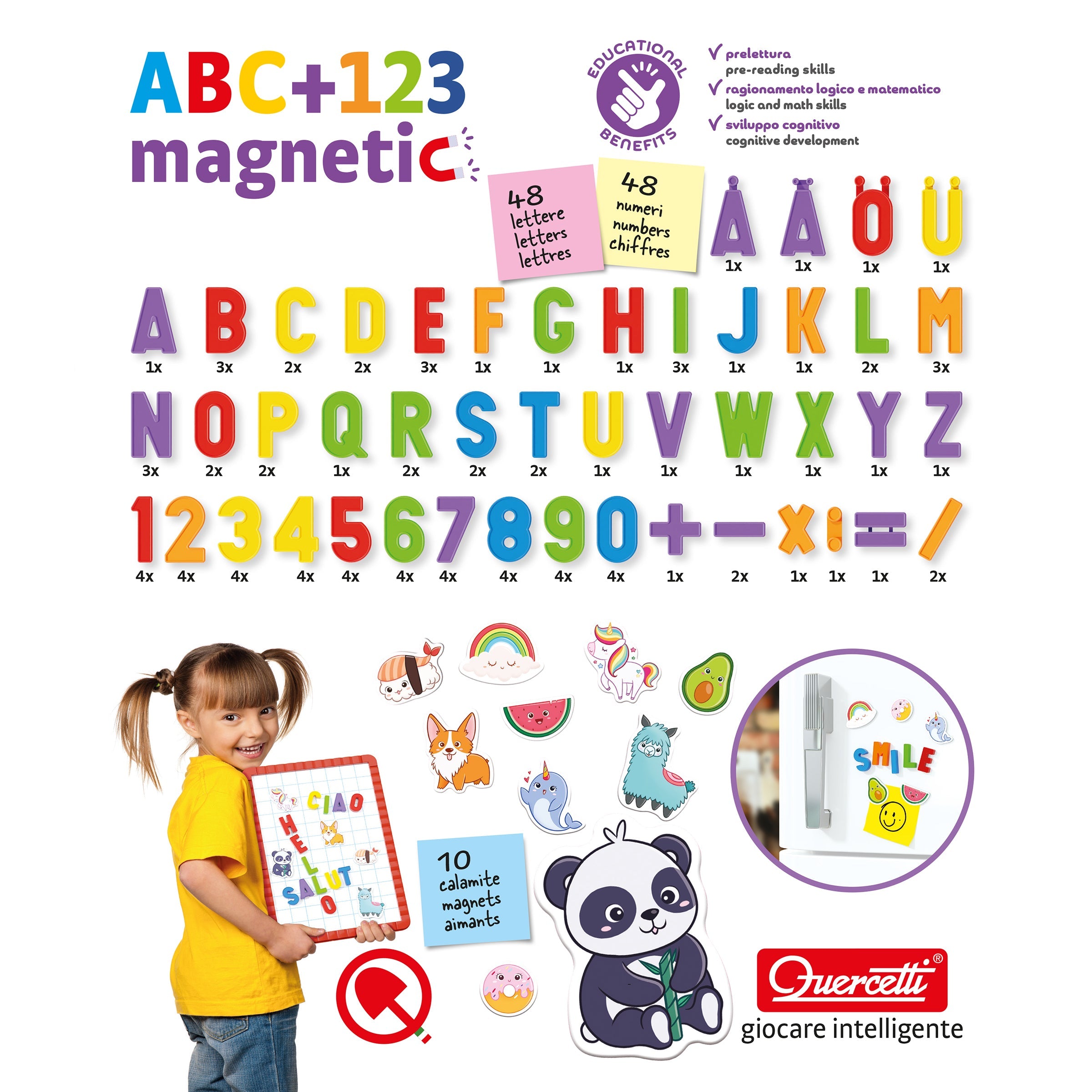 ABC 123 Magnetic 106 pcs