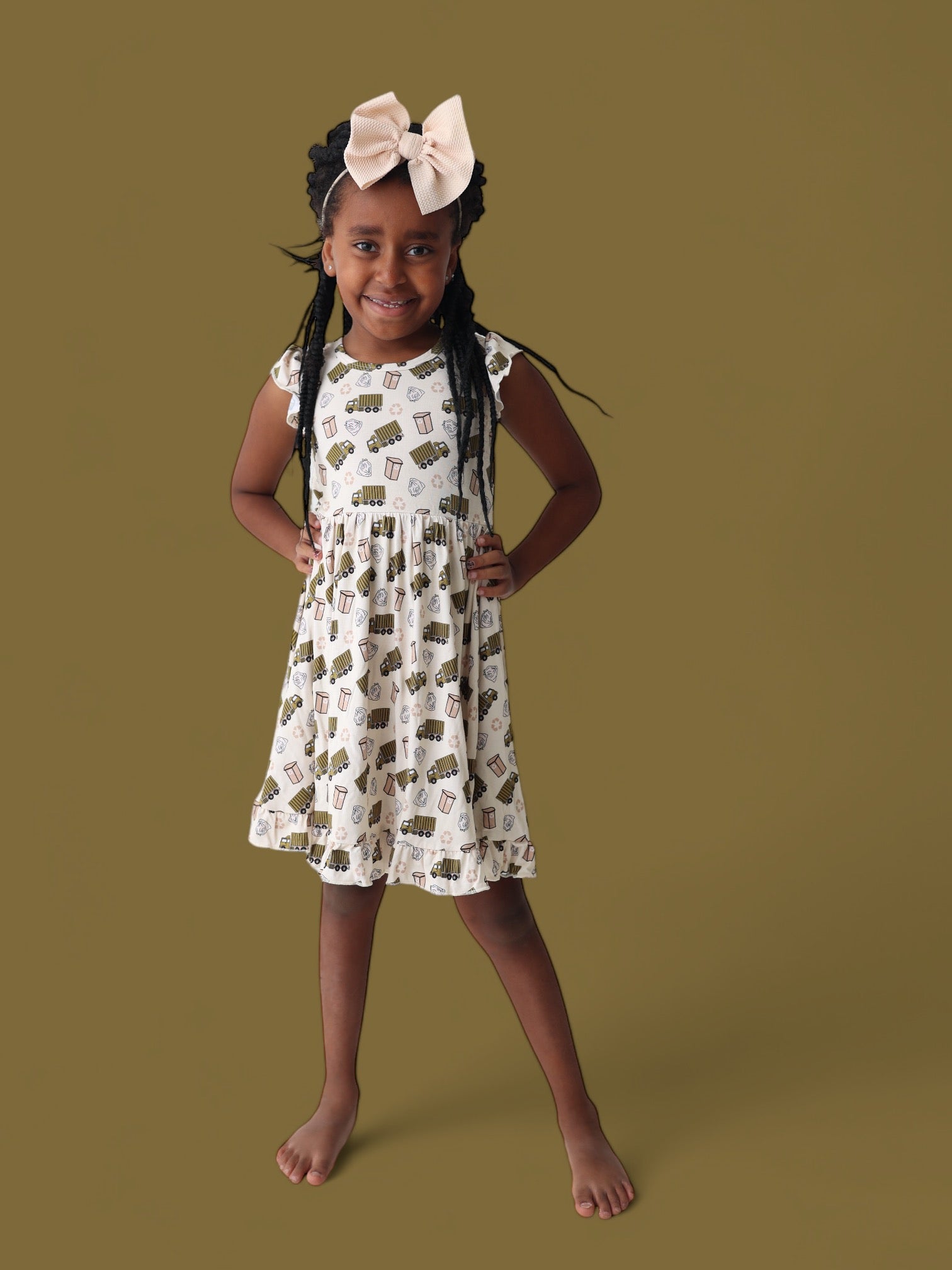 Good Ol' Garbage Dream Ruffle Dress