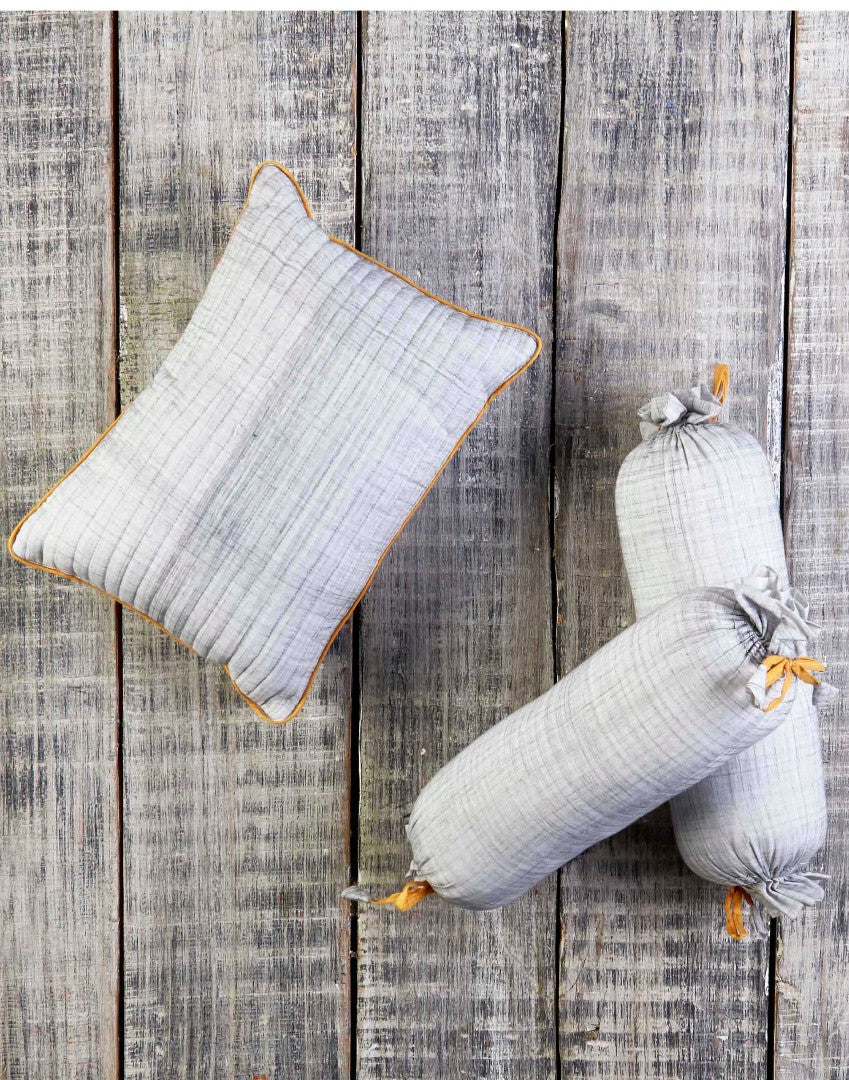 ERAWAN PILLOW & BOLSTER SET