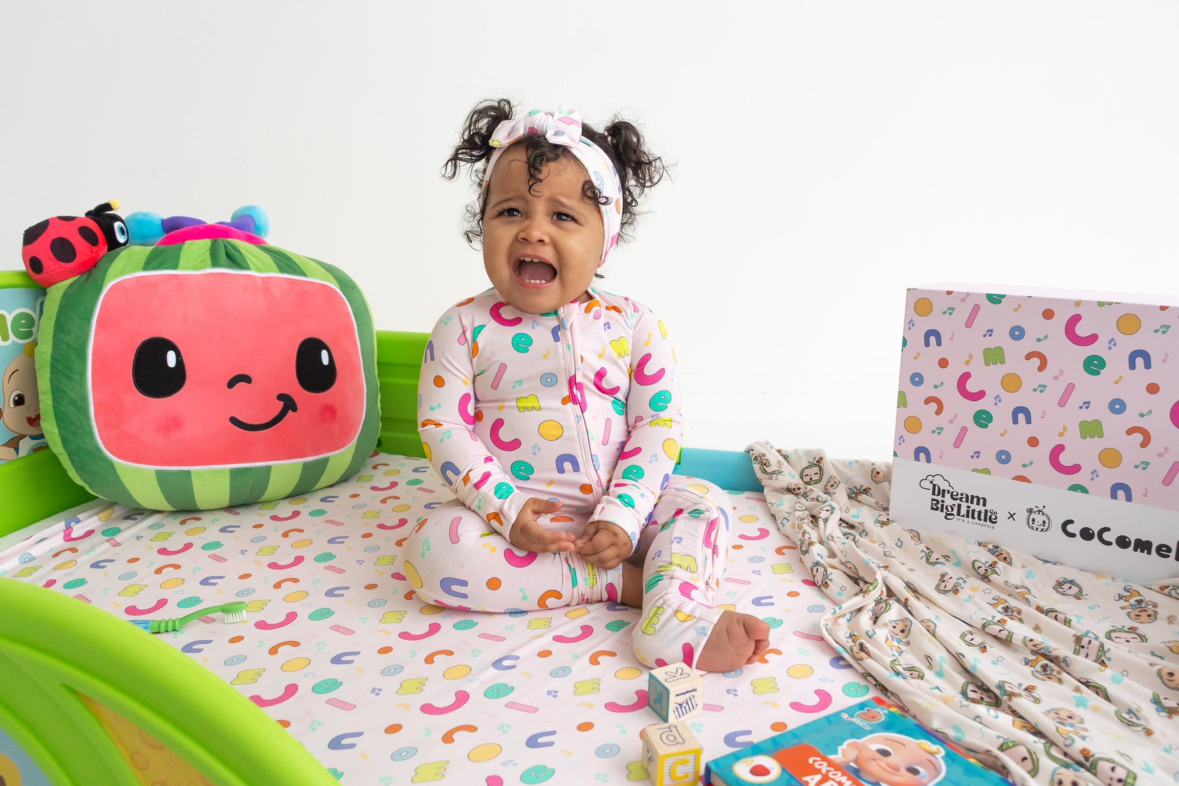 Dream Big Little Co X Cocomelon Alphabet Dream Romper