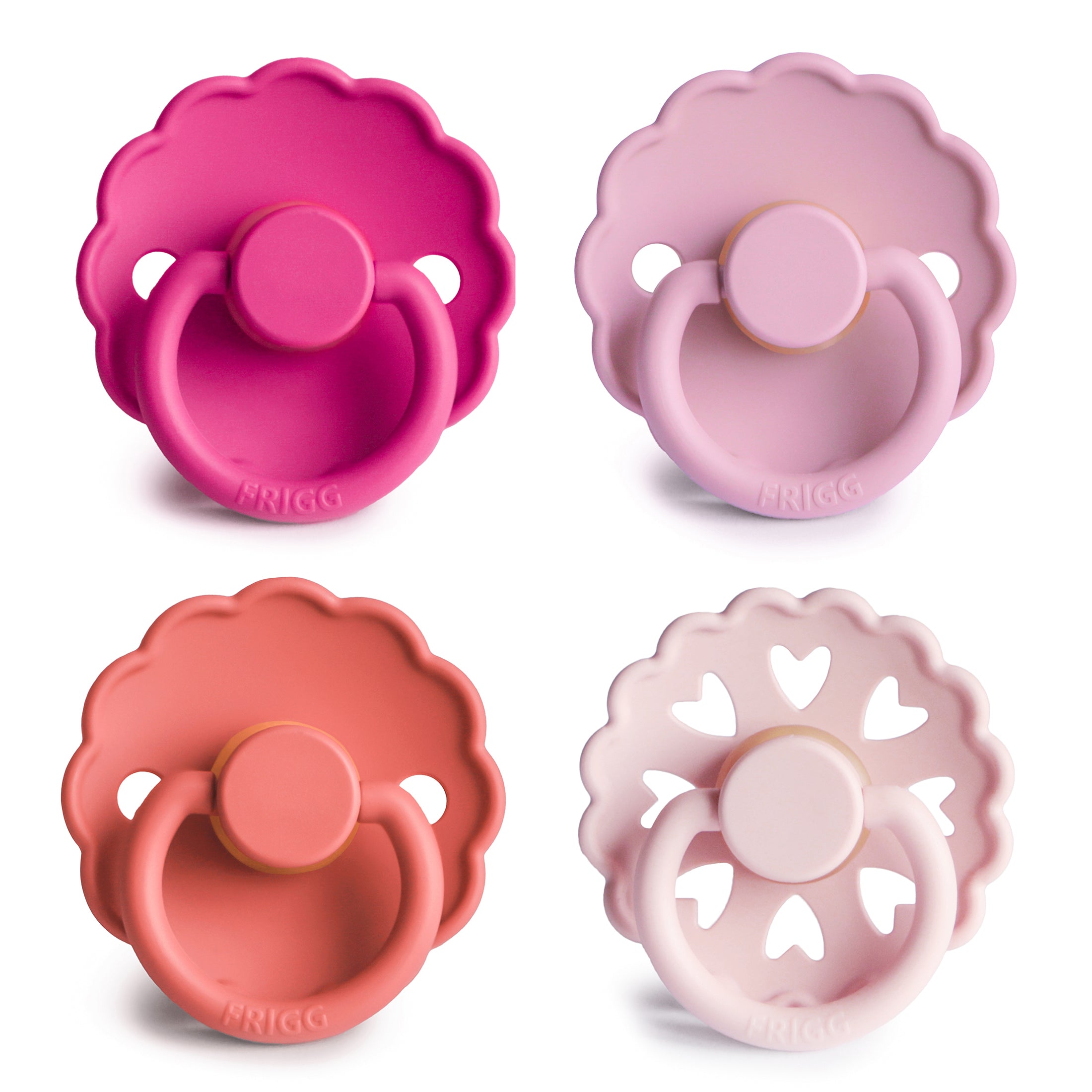 Frigg Natural Rubber Pacifier 4-pack