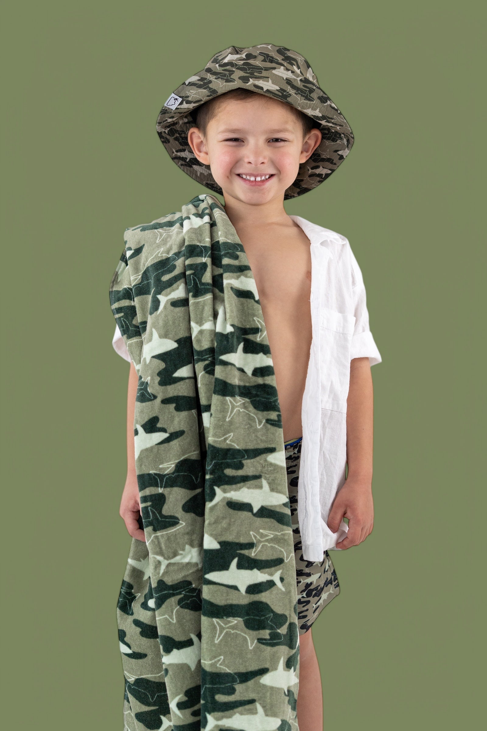 Camo Shark Dream Towel