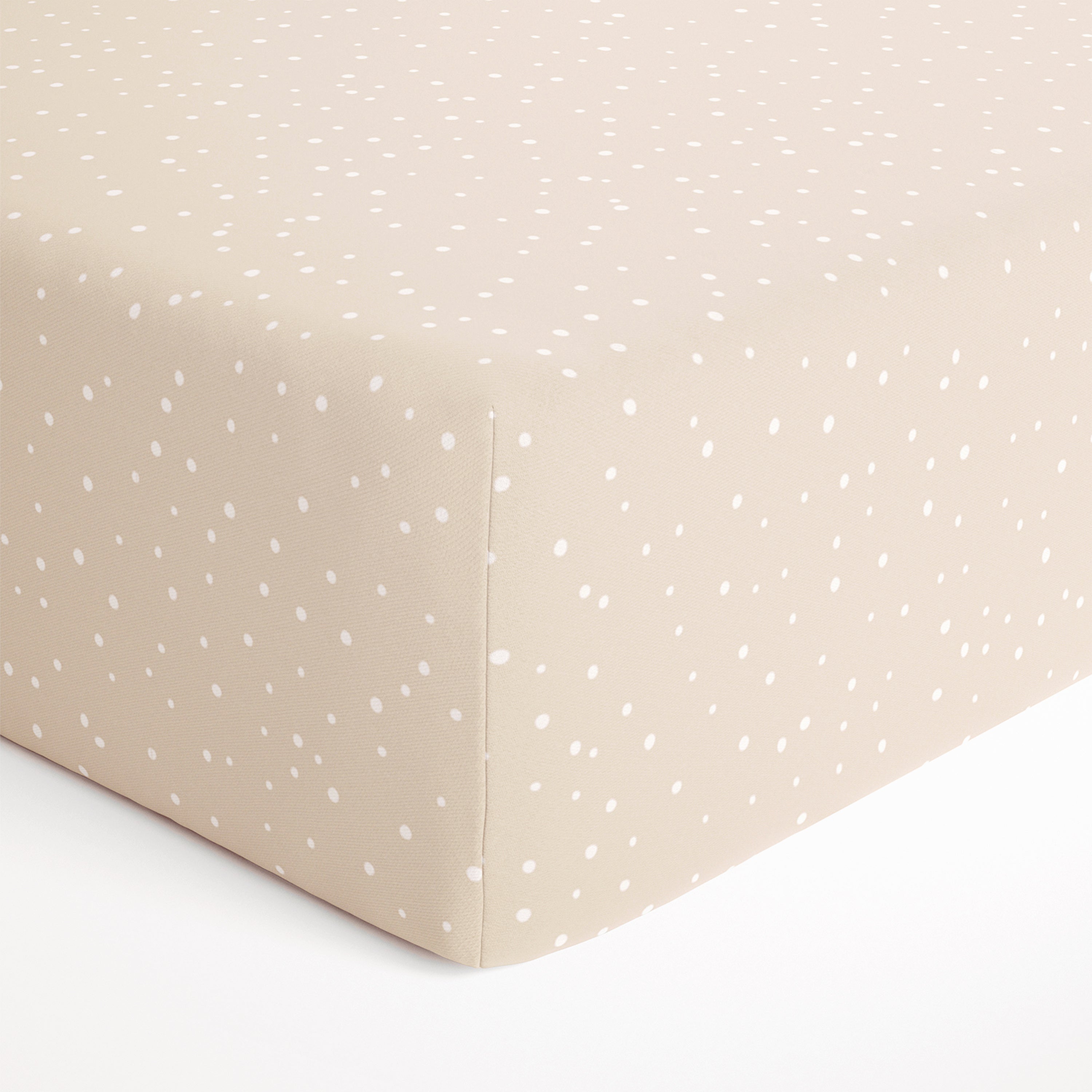 Organic Crib Sheet - Polka Dots