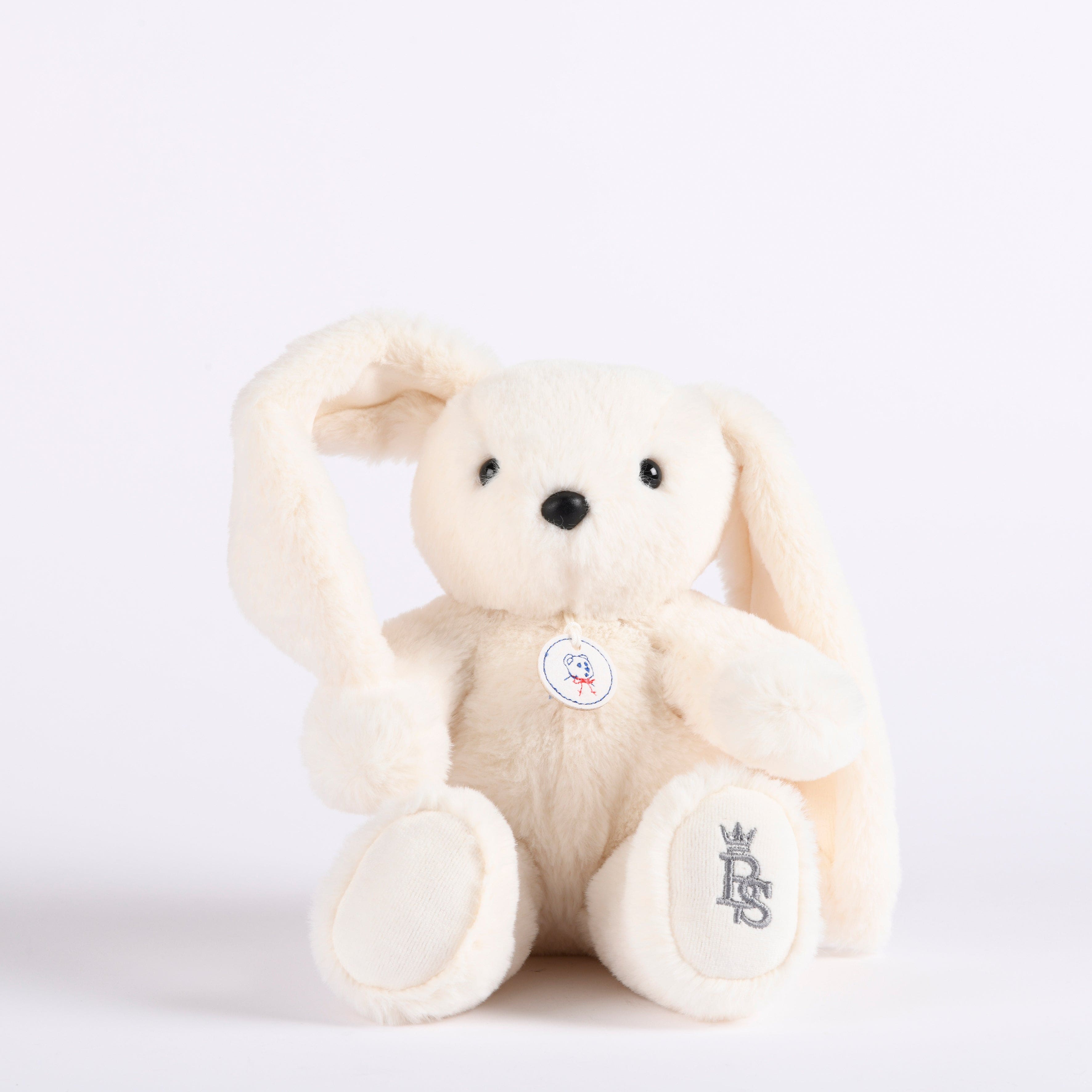 Lapinou | Ivory Plush Bunny Toy (20cm) - Made In France