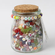 Silver Cheer Megaphone Charm Colorful Rainbow Multicolor Bead Diy Jar™