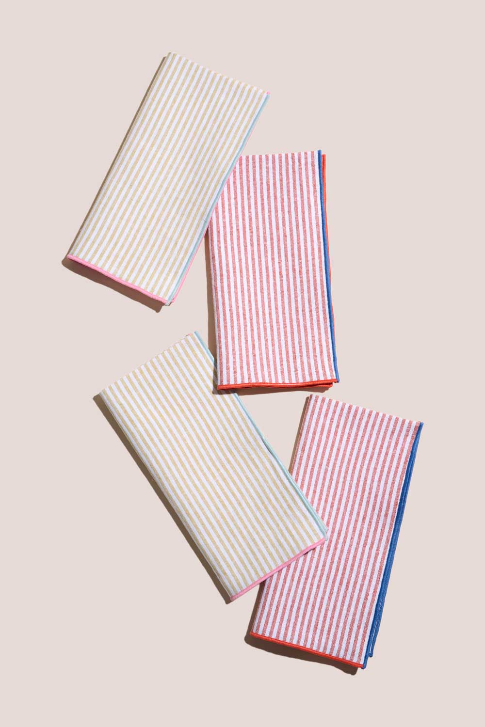 Carnival Stripe Napkins | Set Of 4