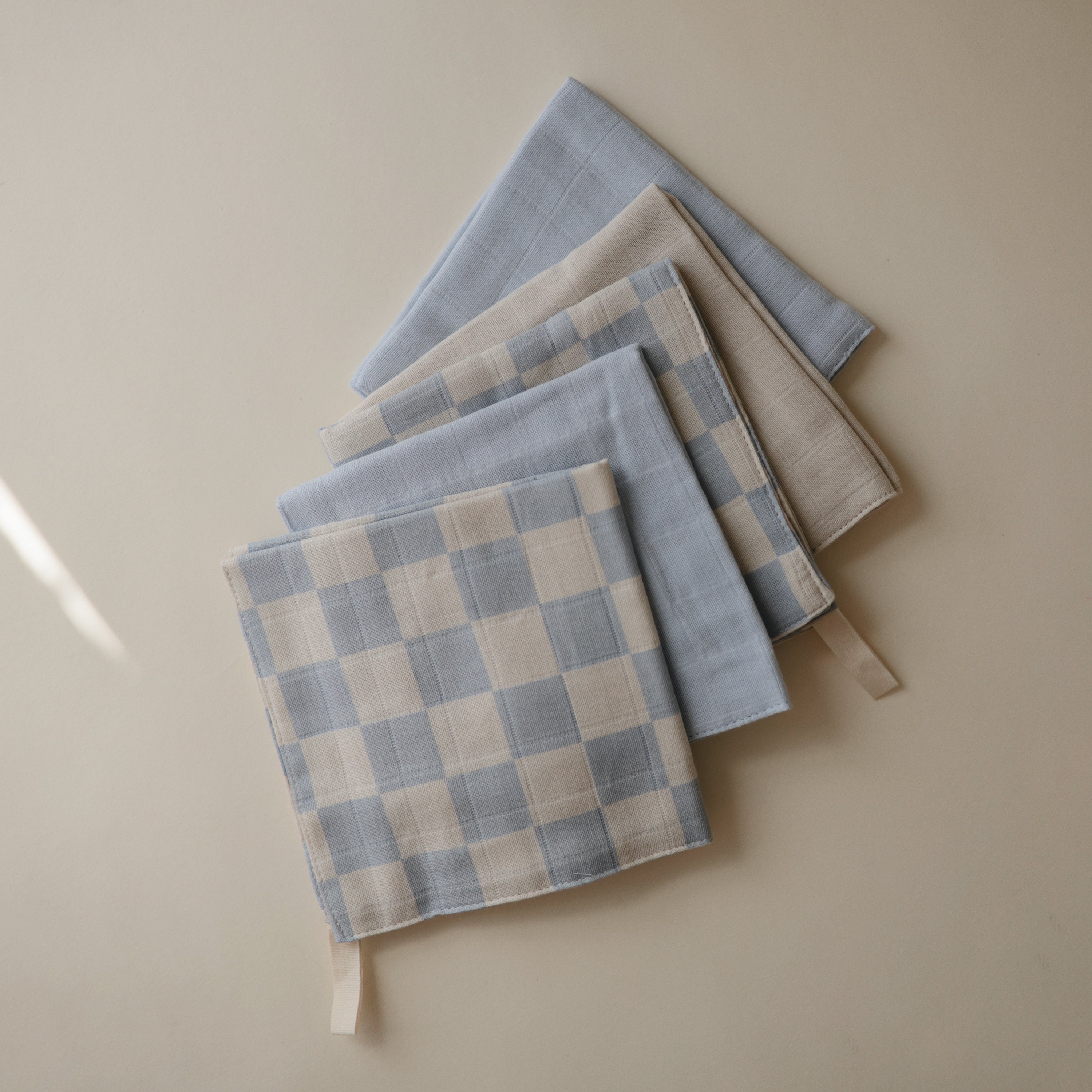 Muslin Cotton Washcloth 5-pack