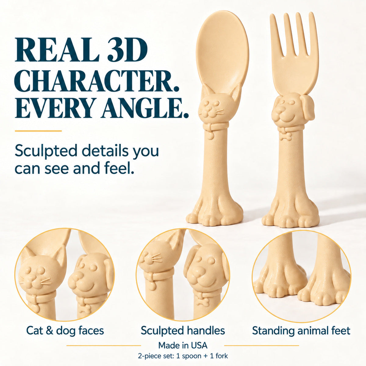 Spoon La La Toddler Utensils — 2-pack