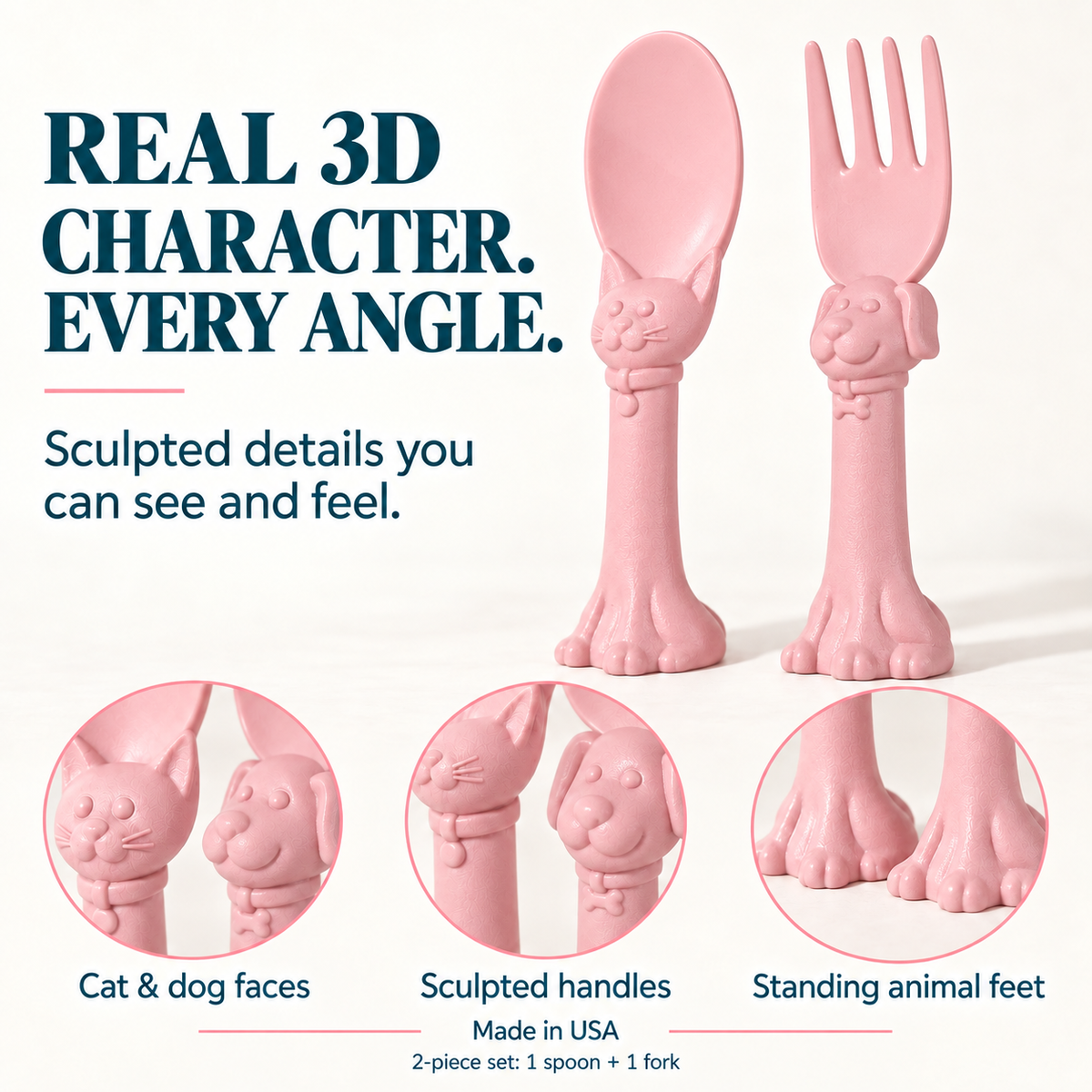 Spoon La La Toddler Utensils — 2-pack