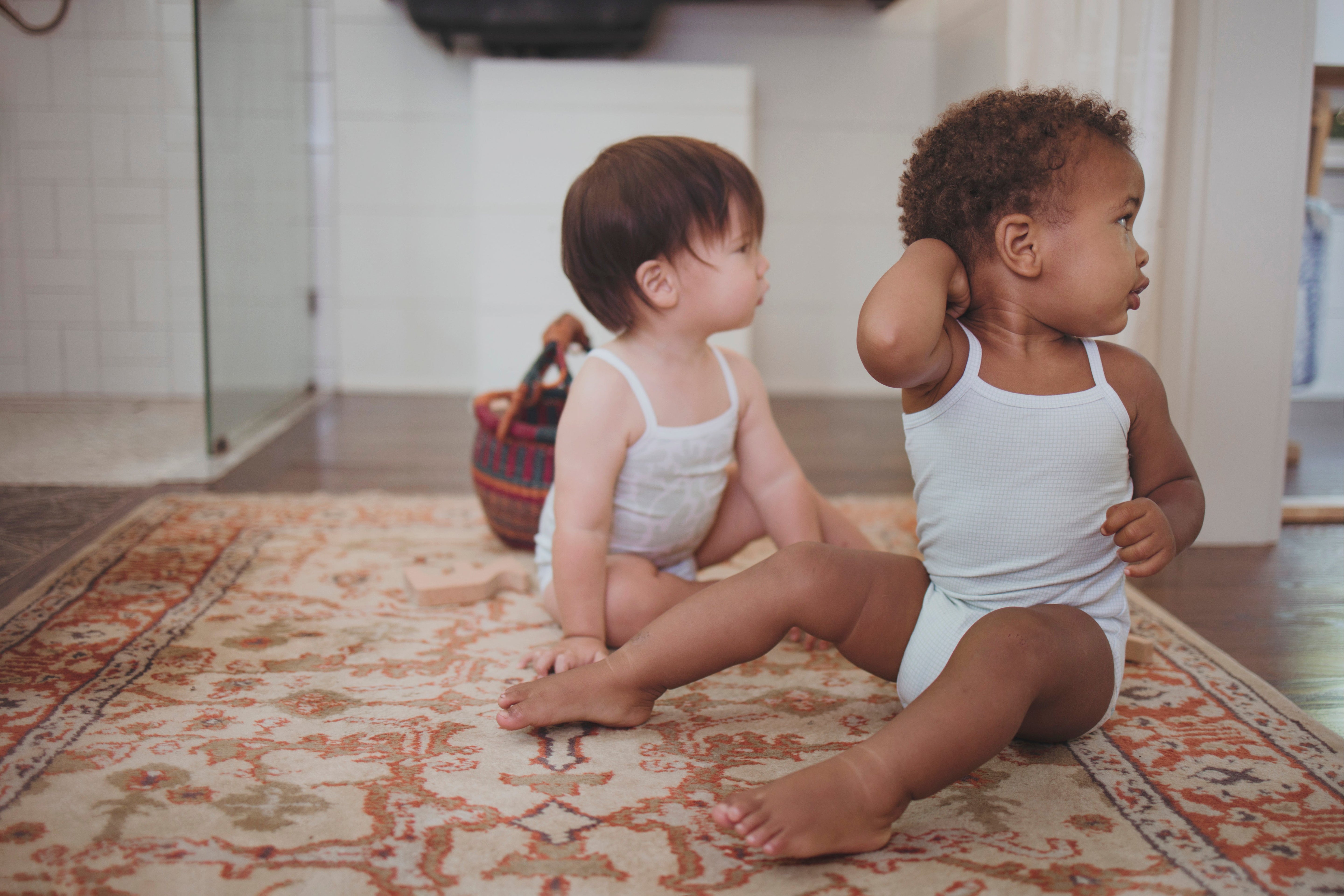 Baby Boy Sleeveless 4pc Onesie Set