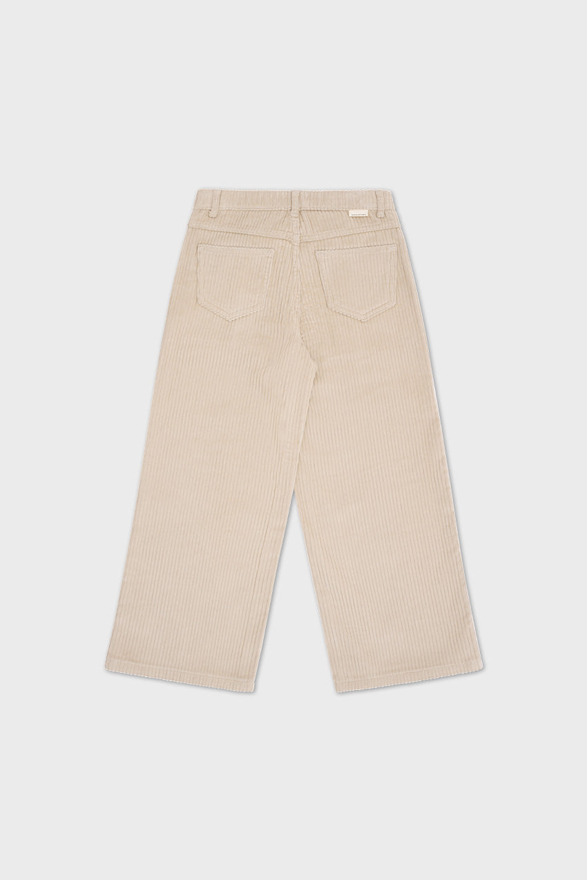Organic Cotton Corduroy Wide Leg Pant