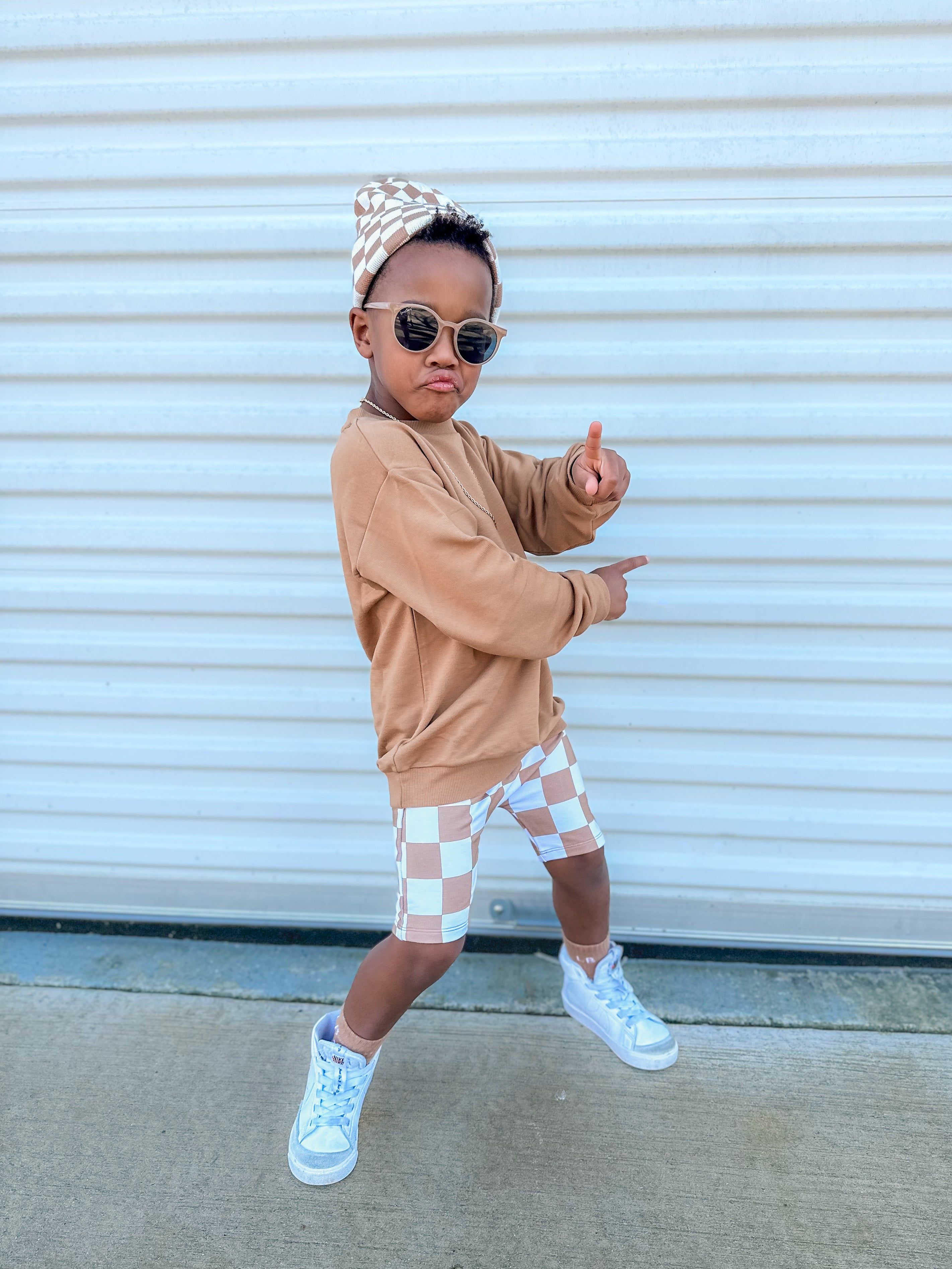 Camel Checks Biker Set