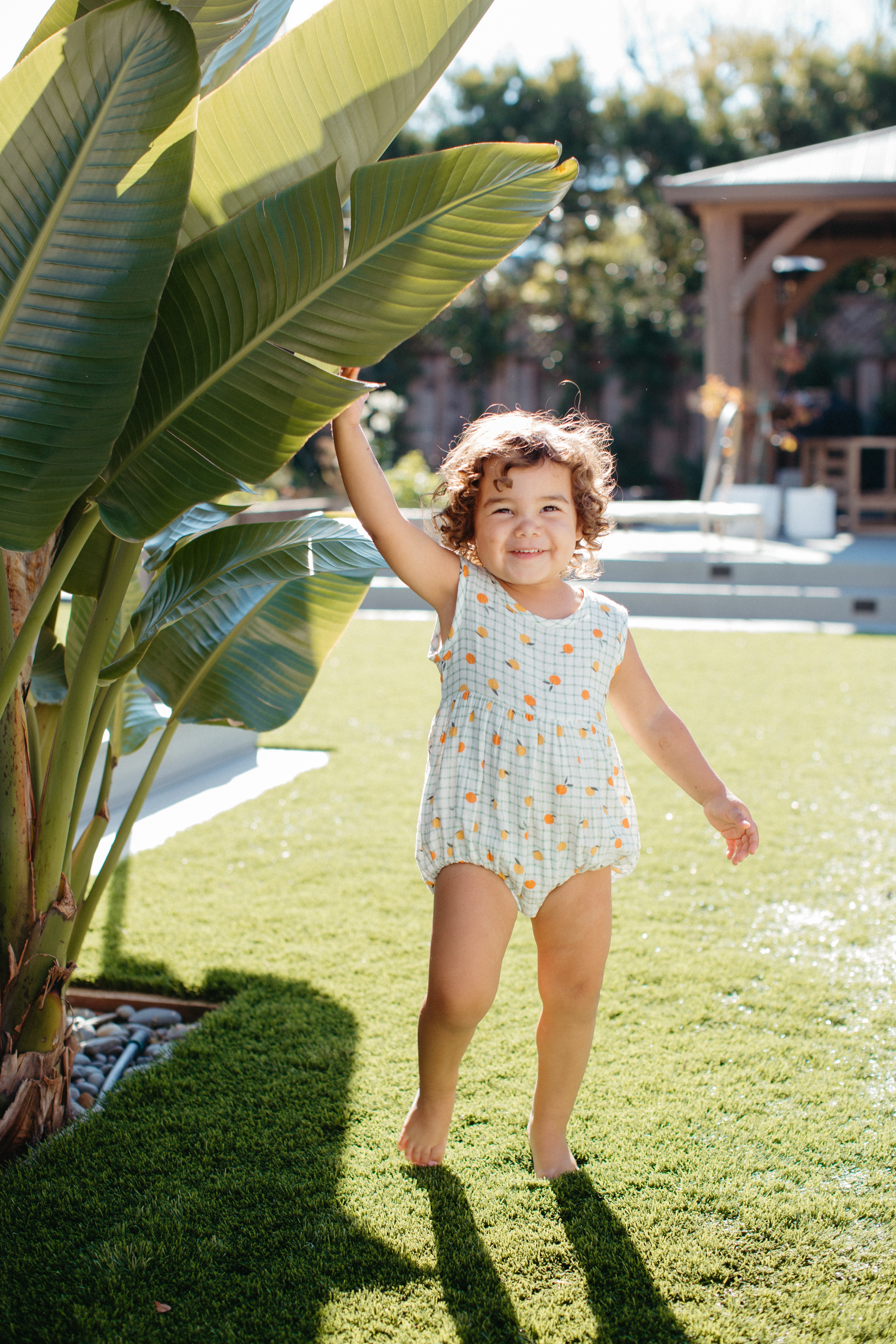 Muslin Bubble Romper – Gingham Grove