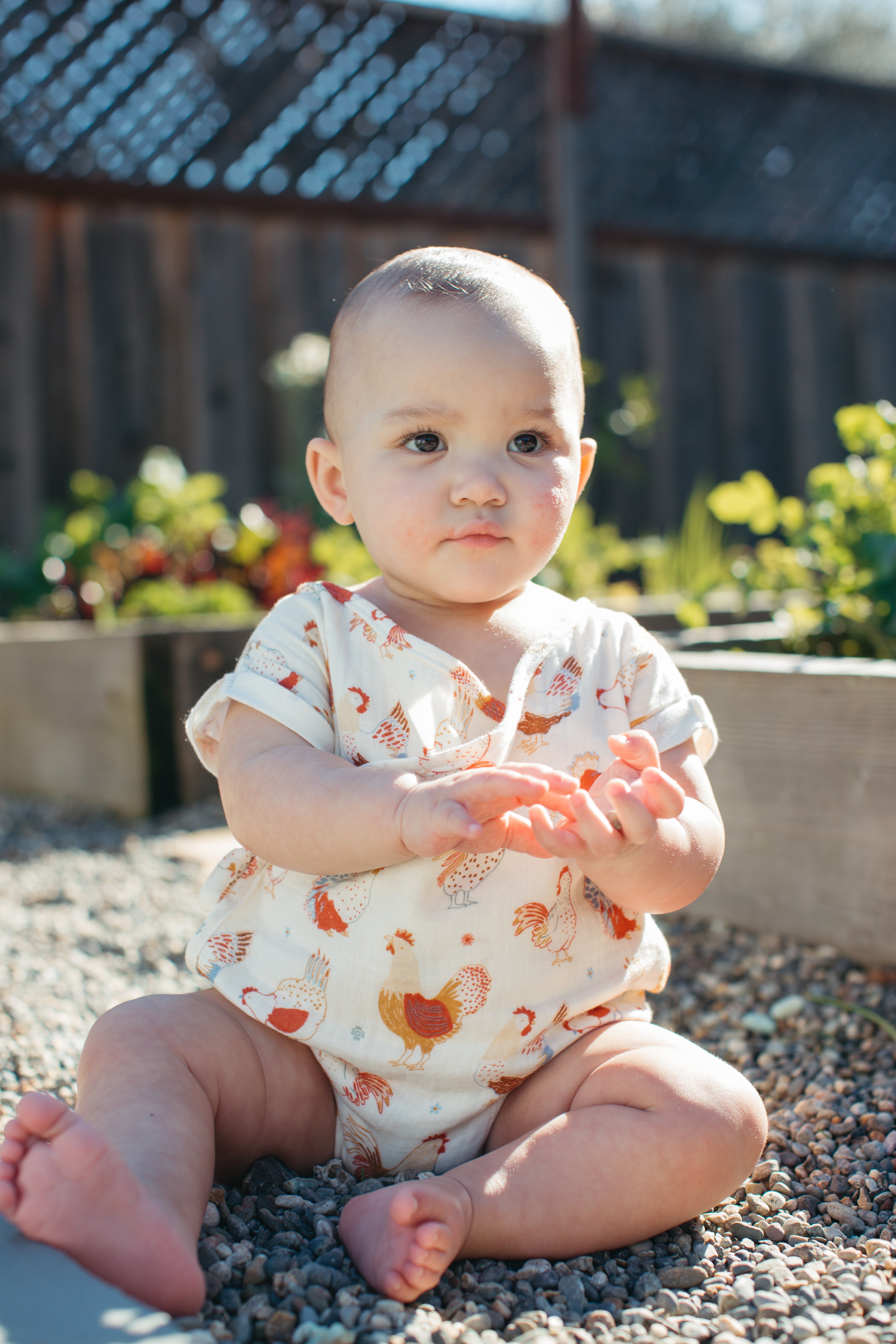 Muslin Wrap-front Bubble - Feathered Friends