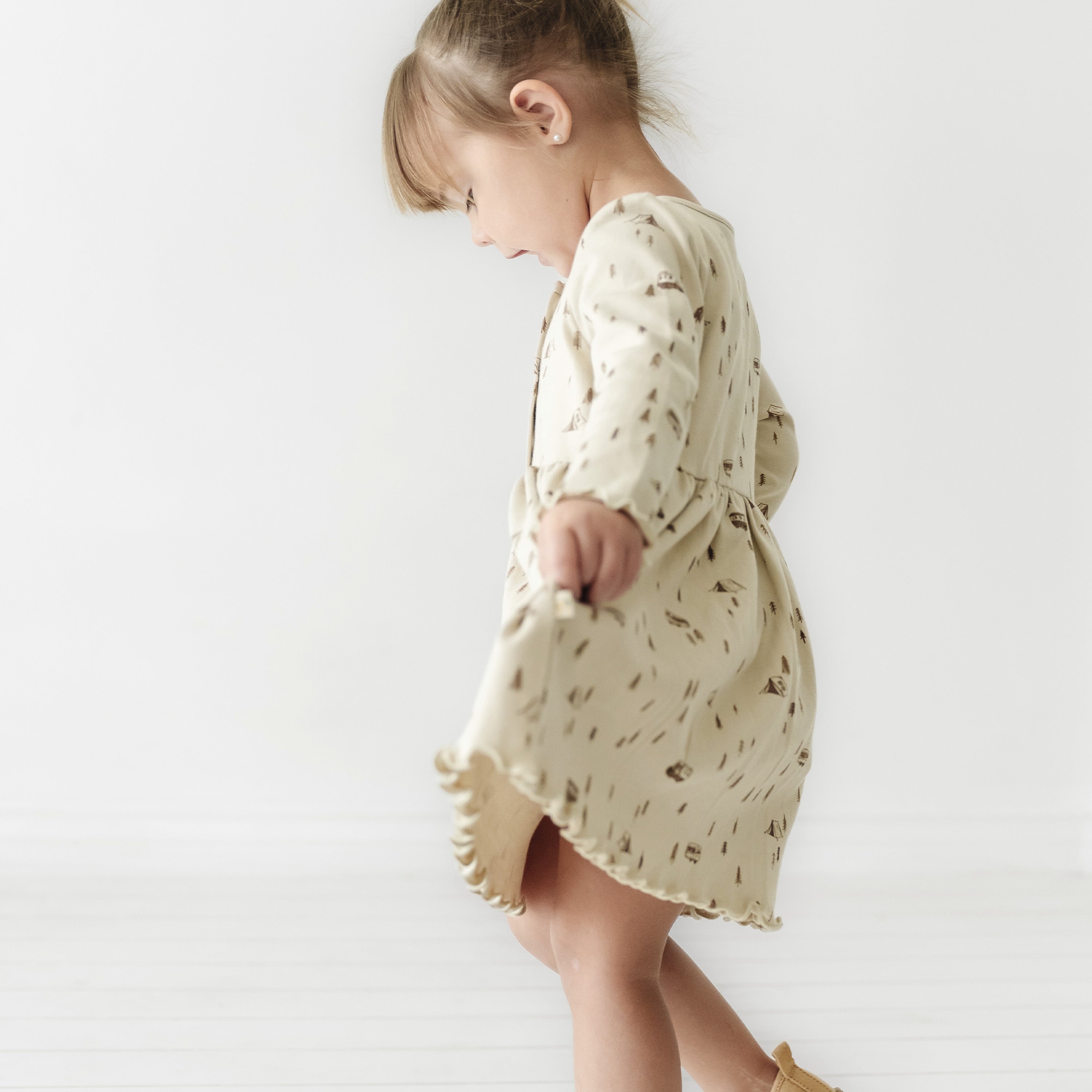 Organic Long Sleeve Twirl Dress - Camplife