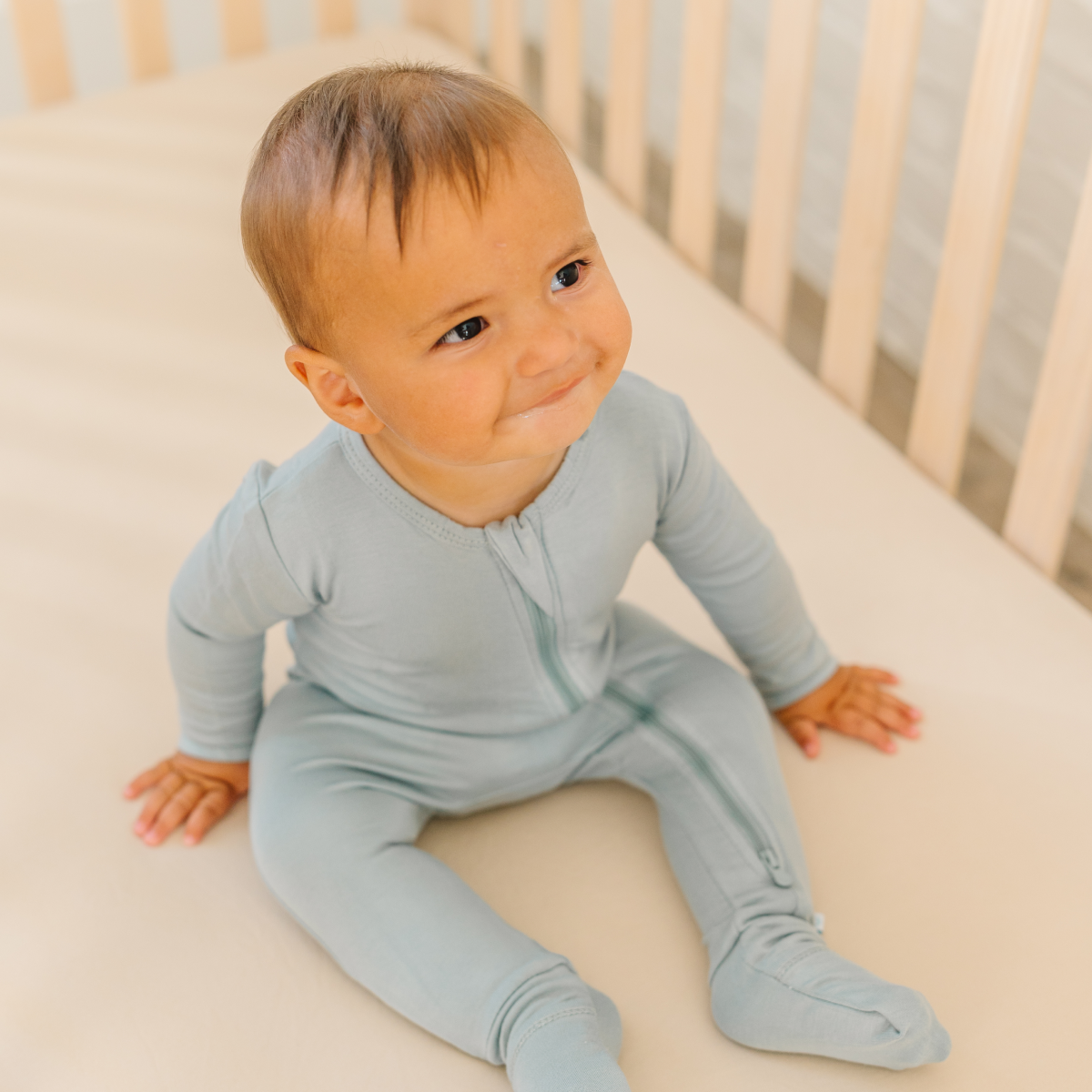 Baby Bamboo Pajamas W/ Dreamcuffs®