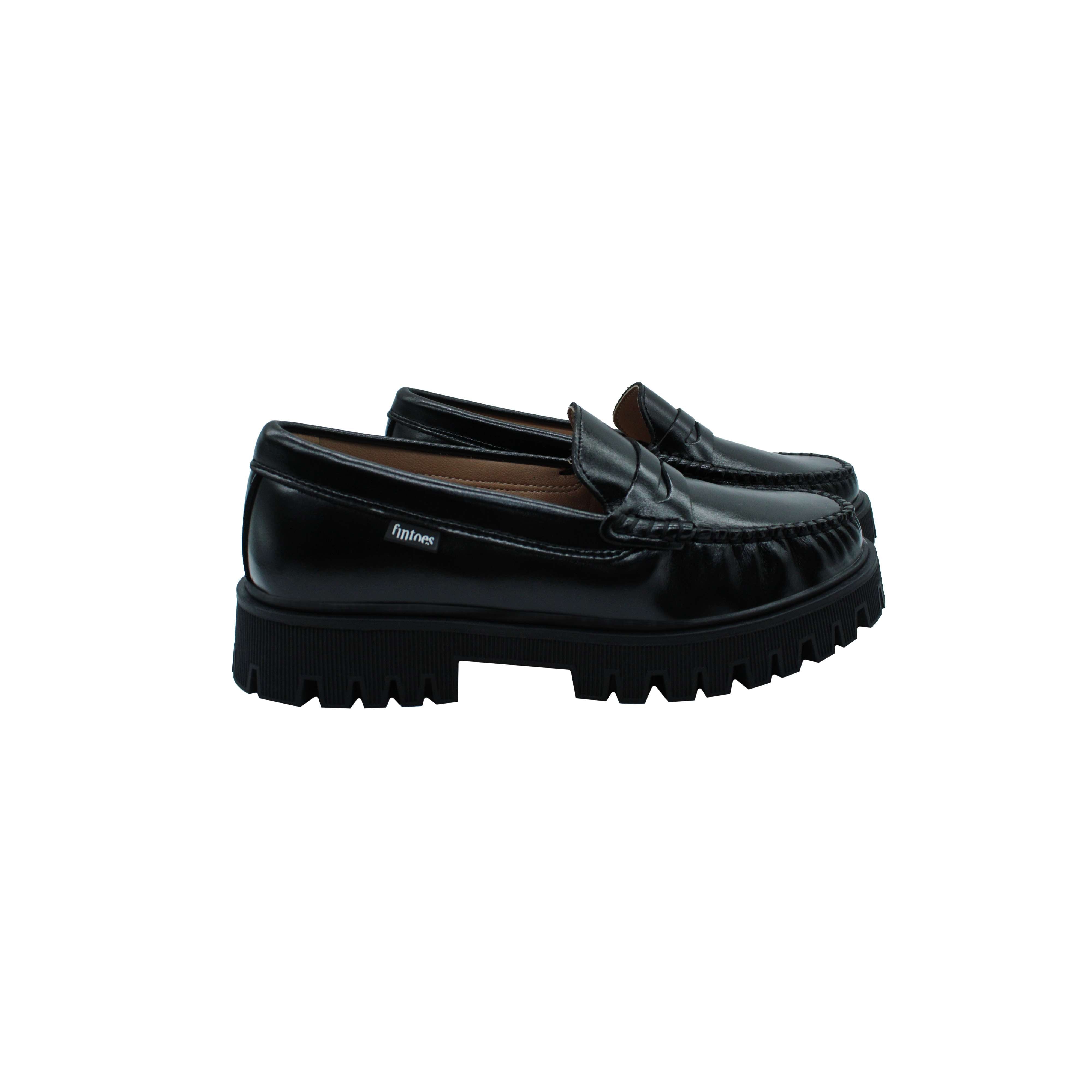 Black Waxed Leather