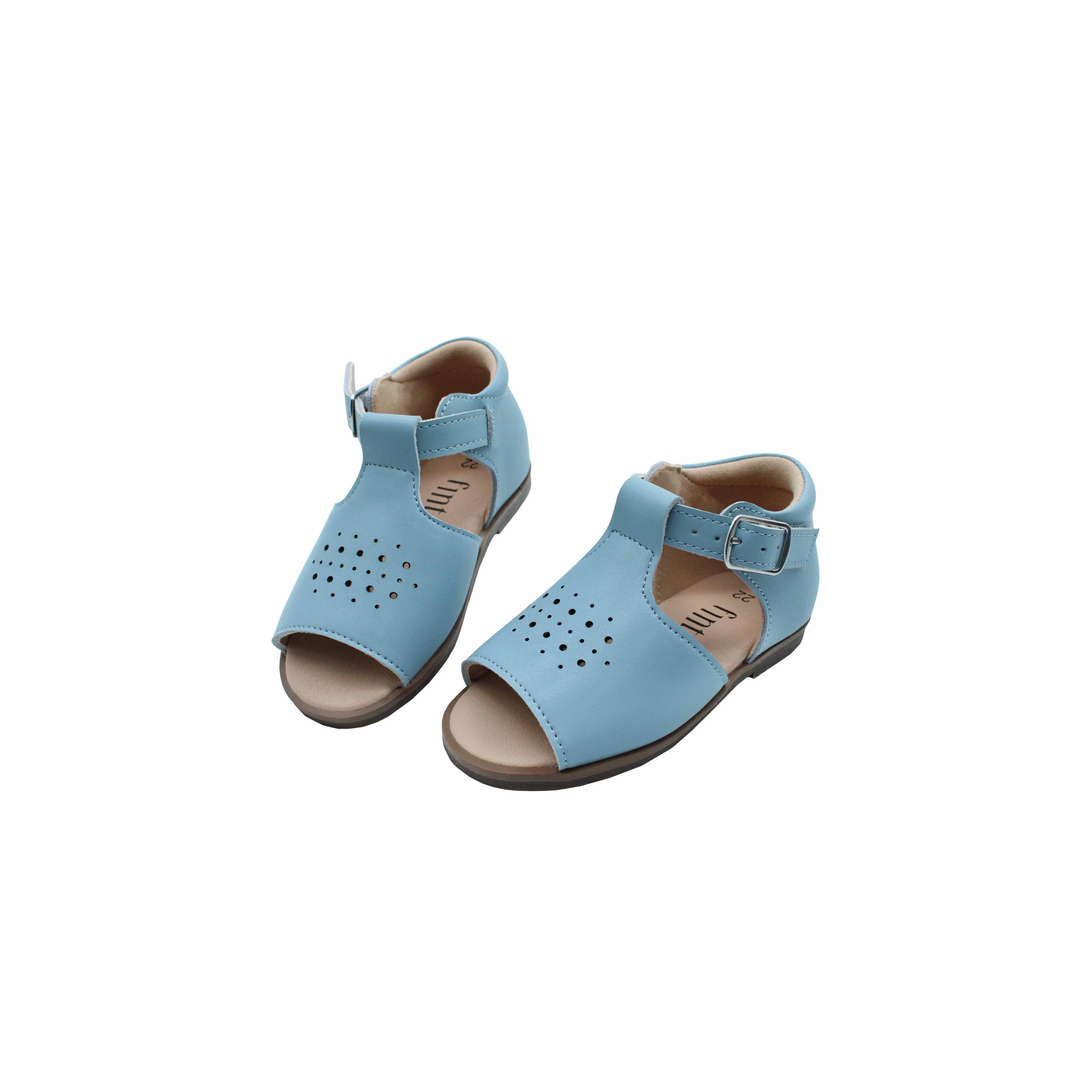 Dusty Blue Leather