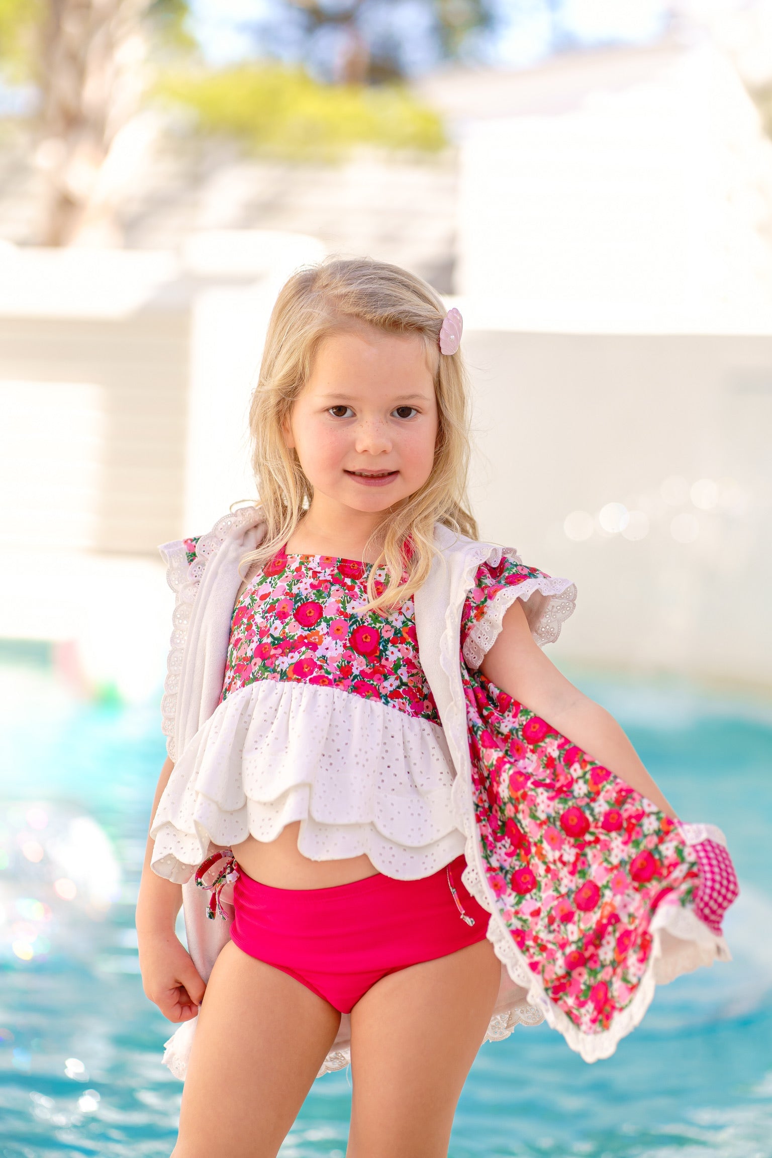 Island Petals Cover Up