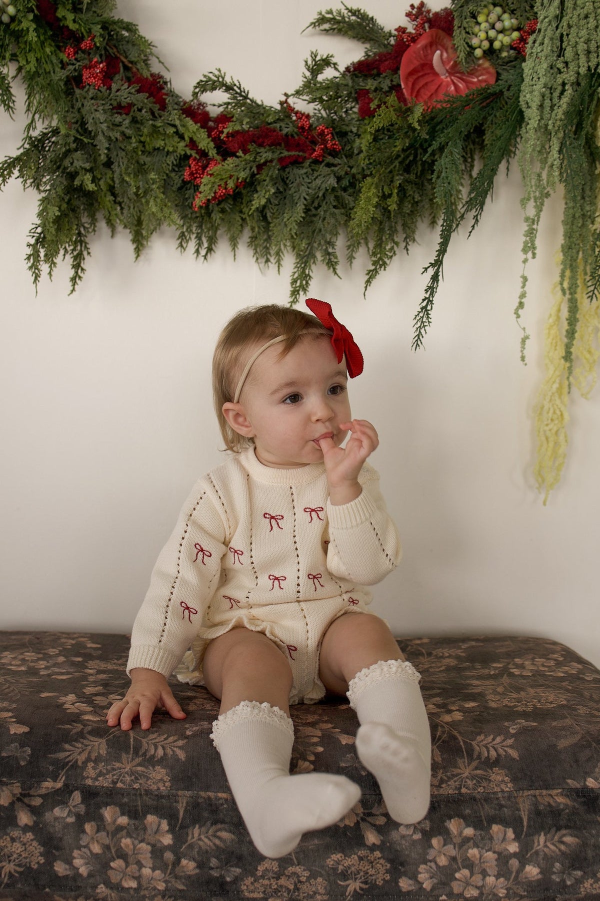 Knit Ruffle Romper | Ribbons